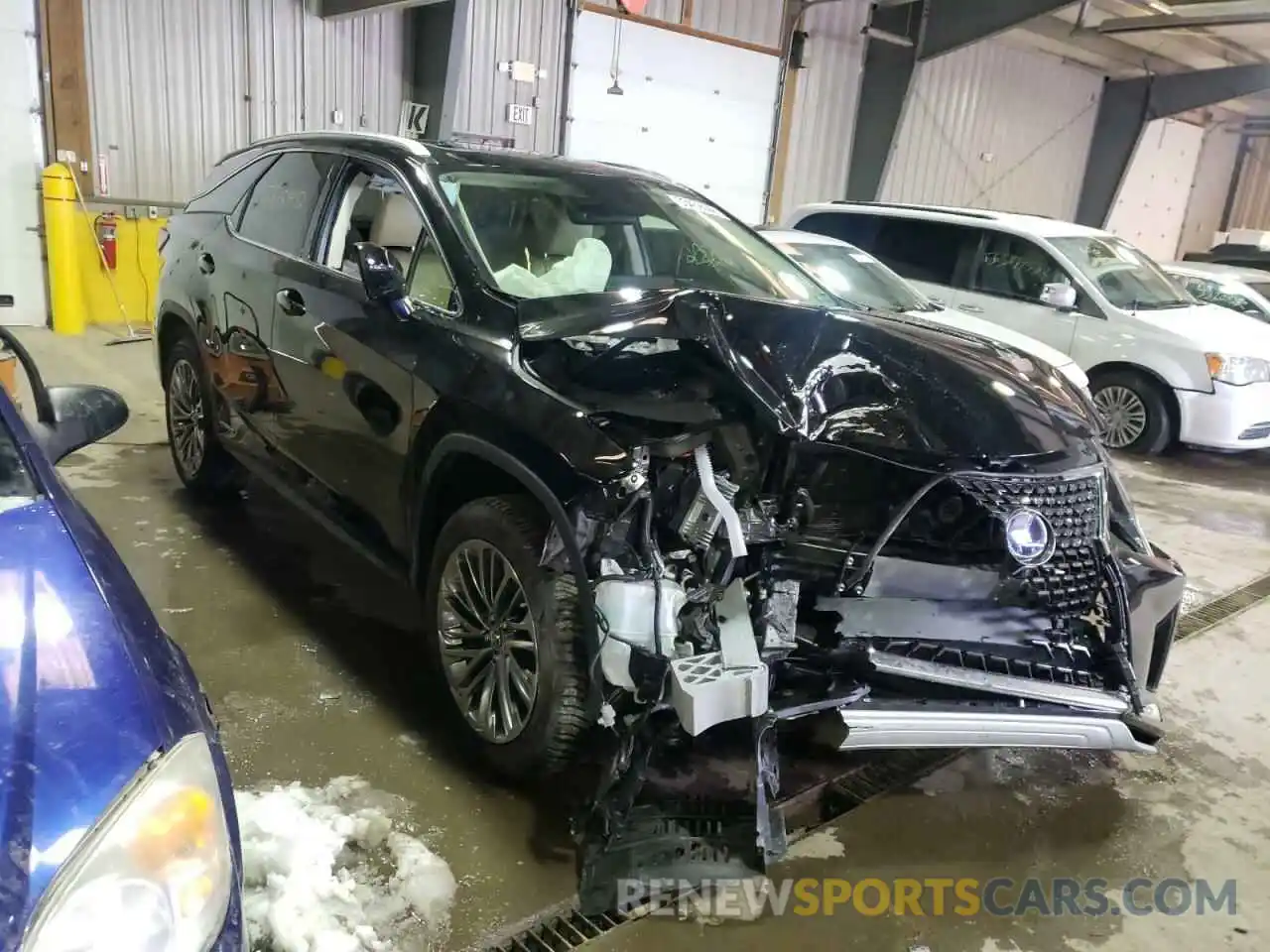 1 Photograph of a damaged car JTJJGKFA9L2009815 LEXUS RX450 2020