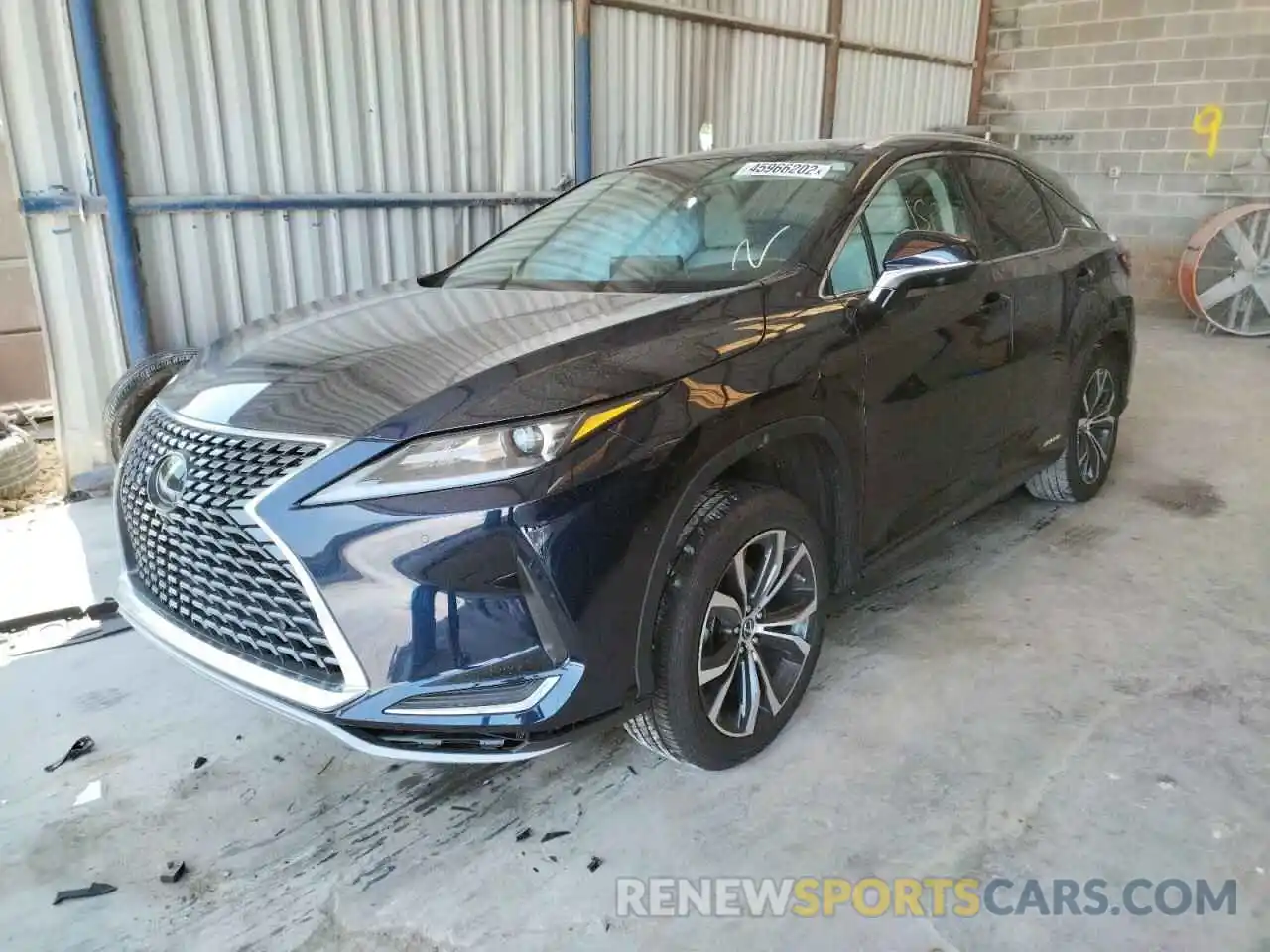 2 Фотография поврежденного автомобиля 2T2HGMDA1MC072034 LEXUS RX450 2021