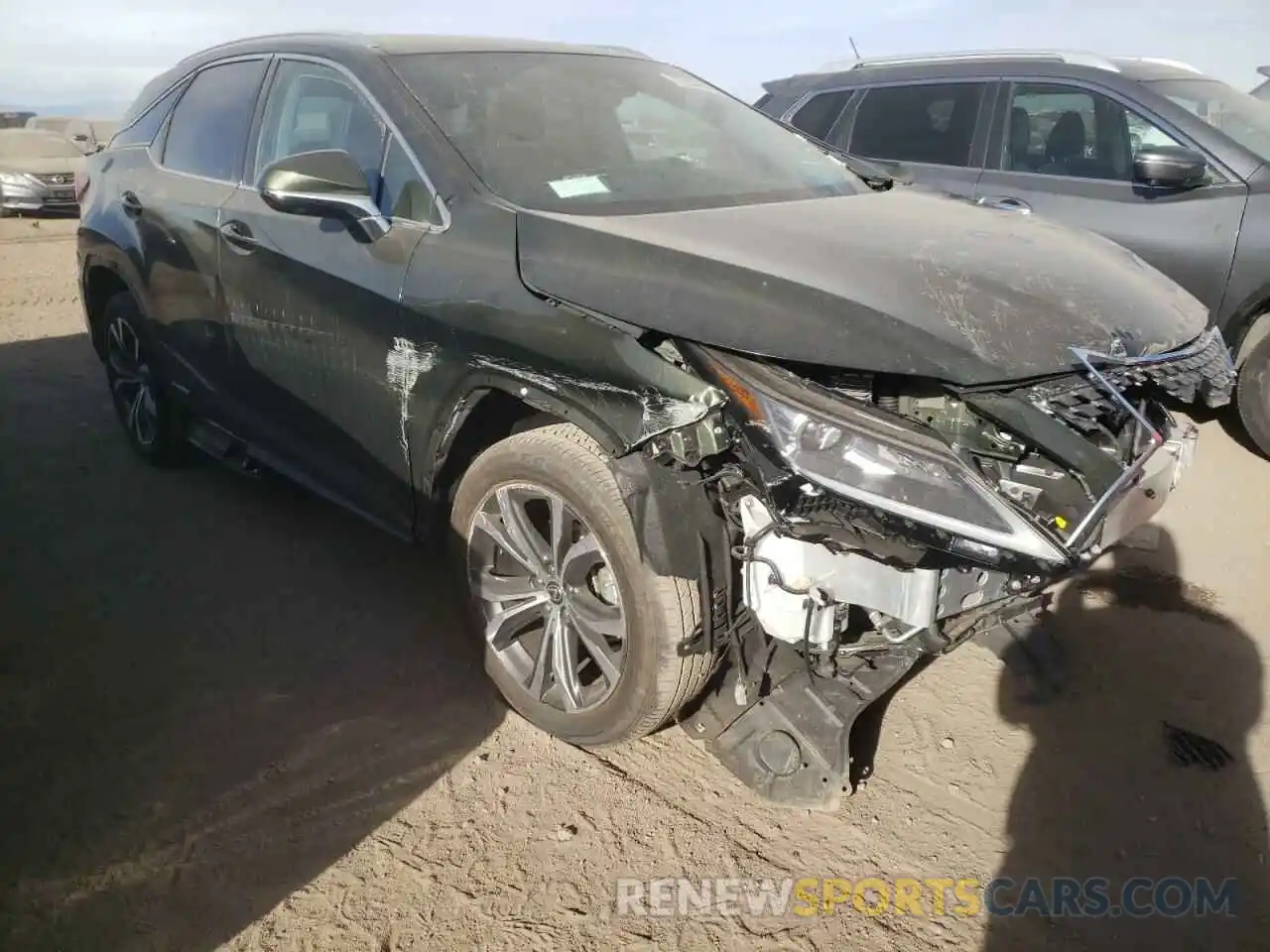 1 Photograph of a damaged car 2T2HGMDA2MC059681 LEXUS RX450 2021