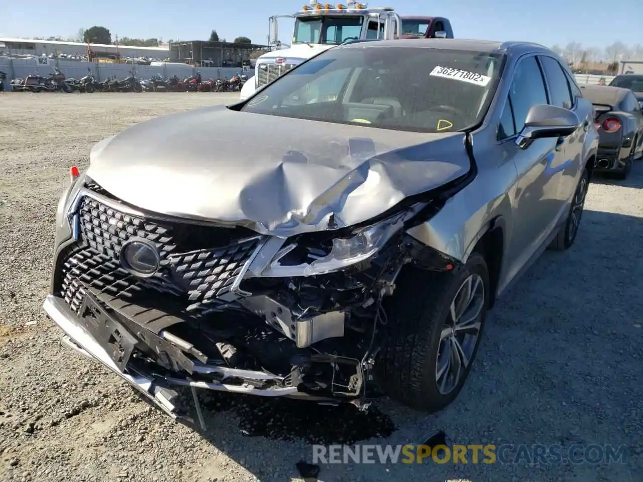 2 Photograph of a damaged car 2T2HGMDA3MC062489 LEXUS RX450 2021