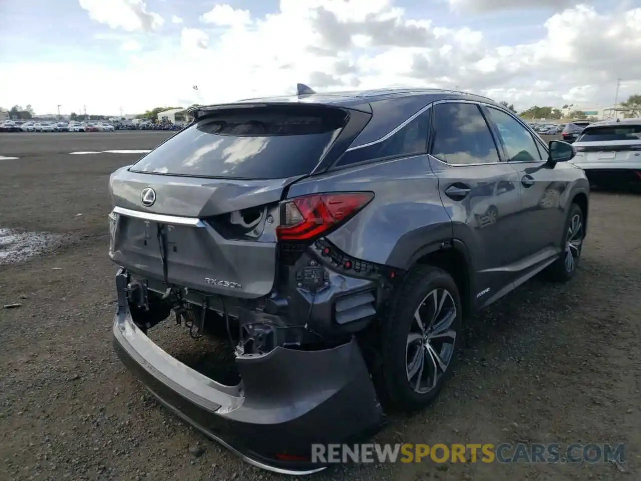 4 Photograph of a damaged car 2T2HGMDA3MC067143 LEXUS RX450 2021