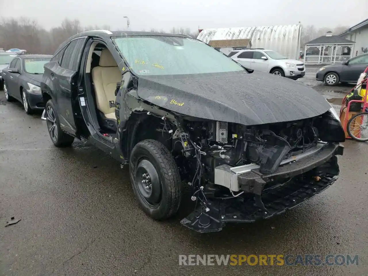 1 Photograph of a damaged car 2T2HGMDA4MC071427 LEXUS RX450 2021