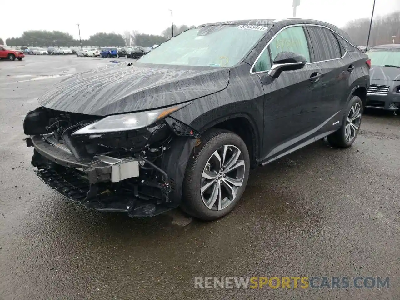 2 Photograph of a damaged car 2T2HGMDA4MC071427 LEXUS RX450 2021