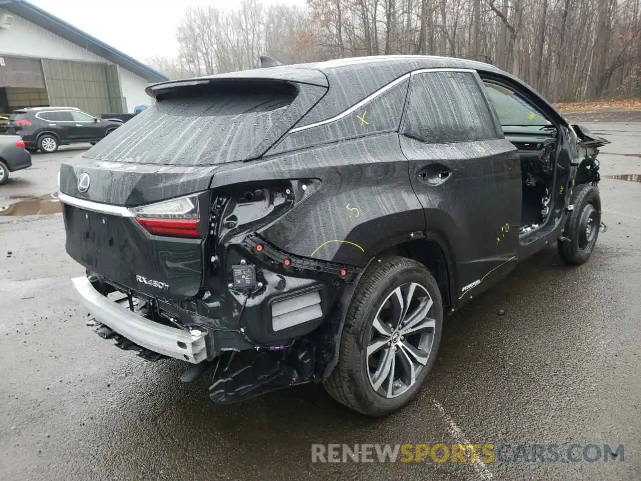 4 Photograph of a damaged car 2T2HGMDA4MC071427 LEXUS RX450 2021