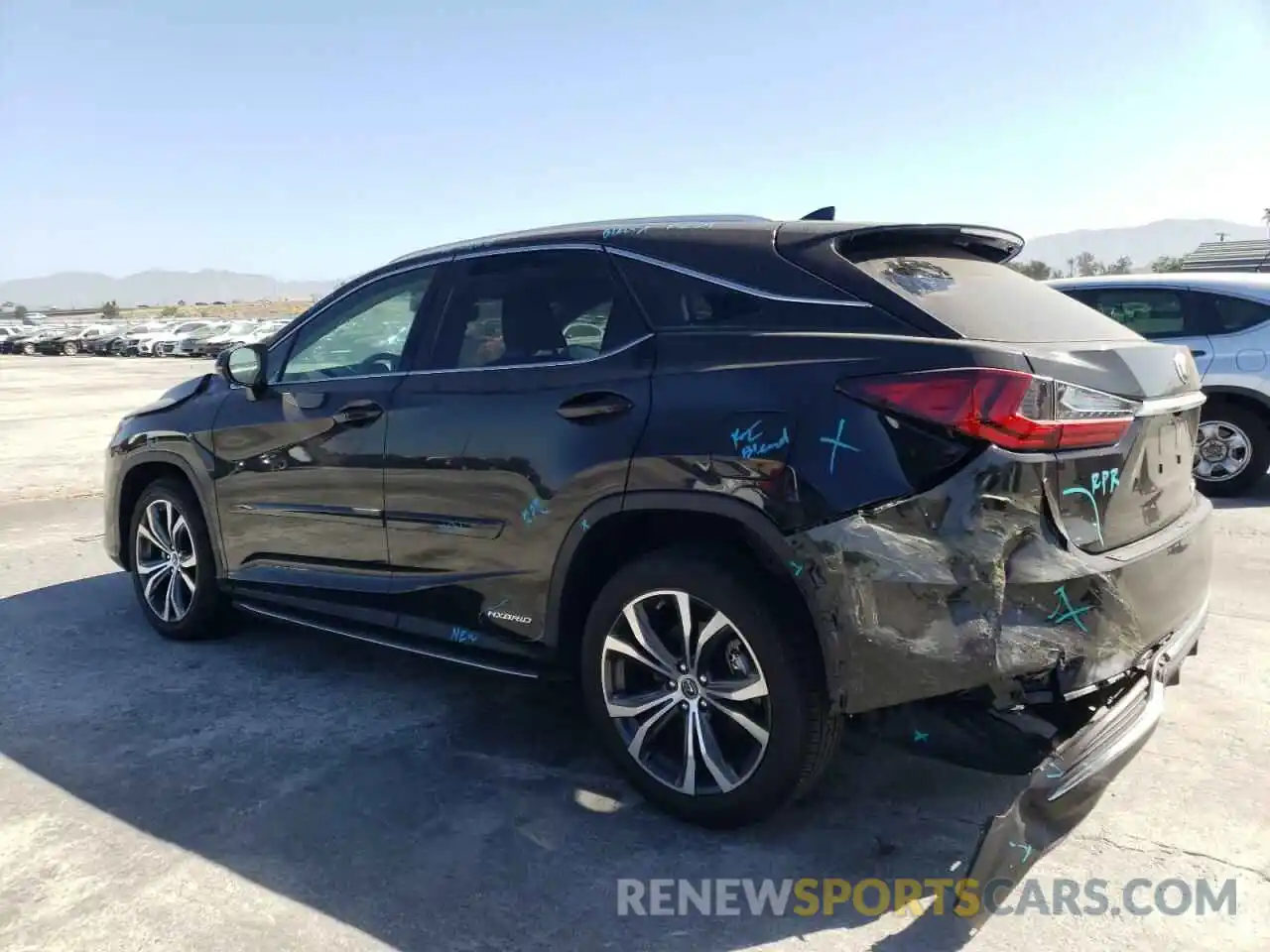 3 Photograph of a damaged car 2T2HGMDA5MC058072 LEXUS RX450 2021