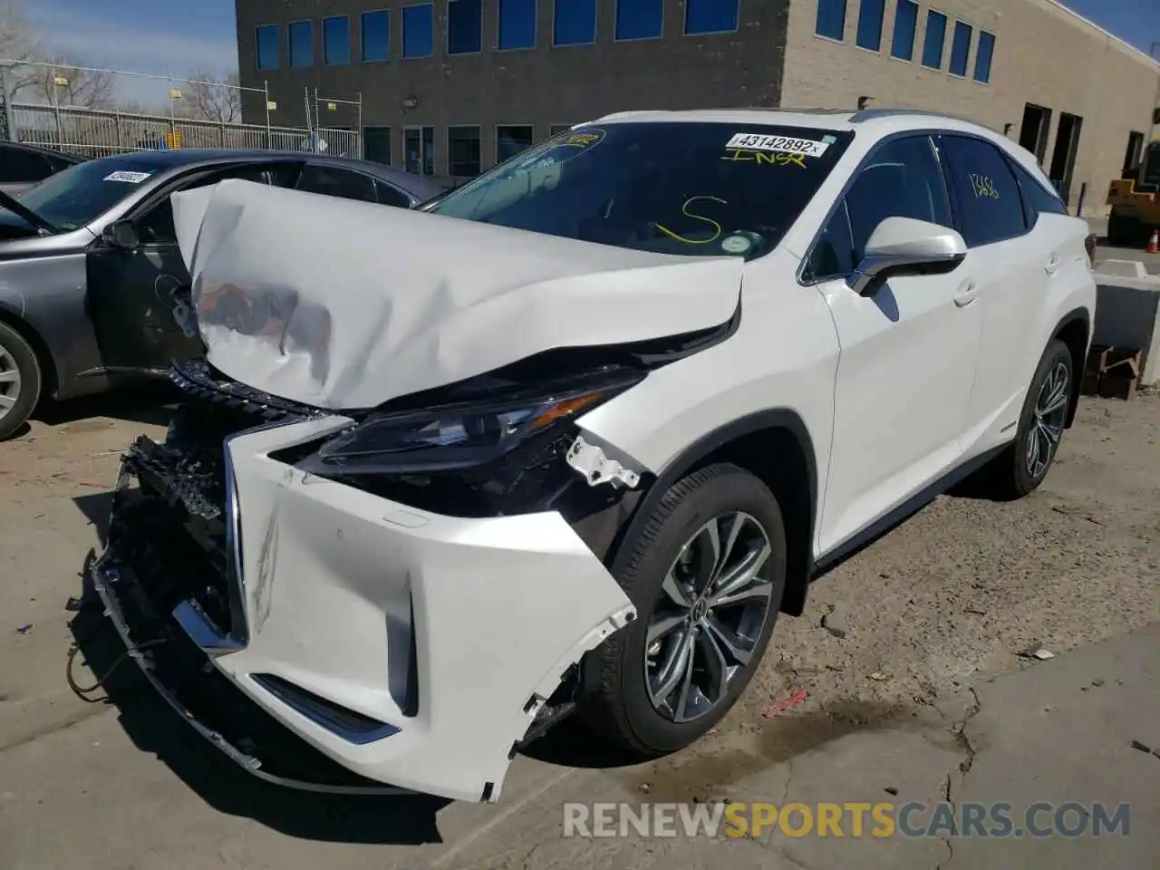 2 Photograph of a damaged car 2T2HGMDA7MC062446 LEXUS RX450 2021