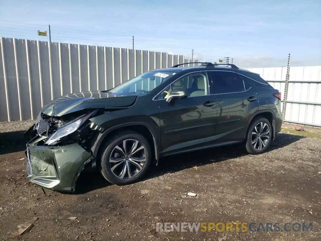 1 Photograph of a damaged car 2T2HGMDA7MC066433 LEXUS RX450 2021