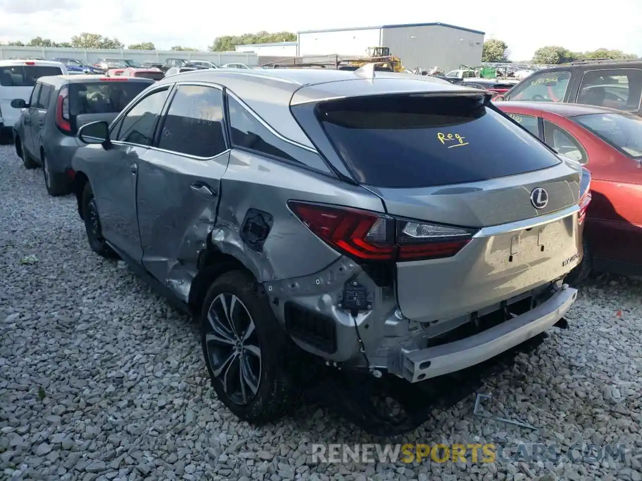 3 Photograph of a damaged car 2T2HGMDA8MC057319 LEXUS RX450 2021