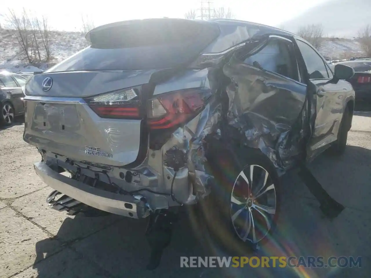 4 Photograph of a damaged car 2T2HGMDA8MC067946 LEXUS RX450 2021