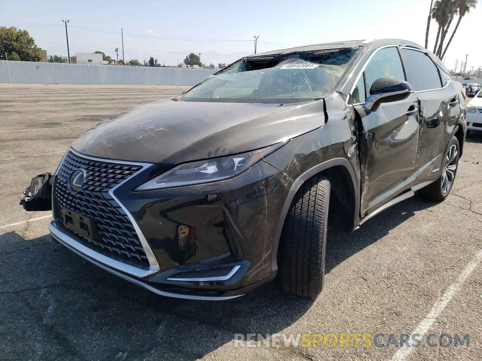 2 Photograph of a damaged car 2T2HGMDA8MC068529 LEXUS RX450 2021