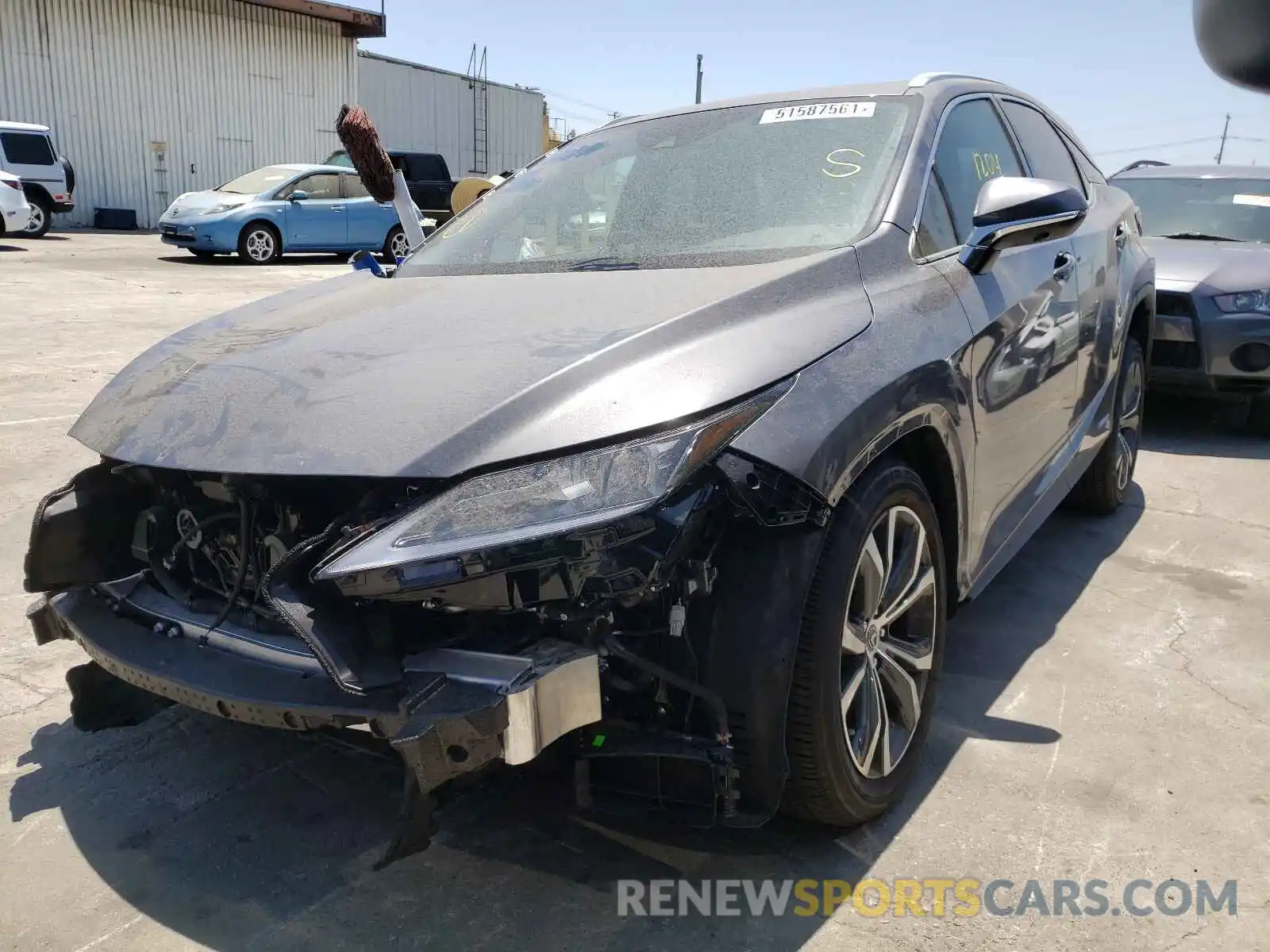 2 Photograph of a damaged car 2T2HGMDA9MC058334 LEXUS RX450 2021