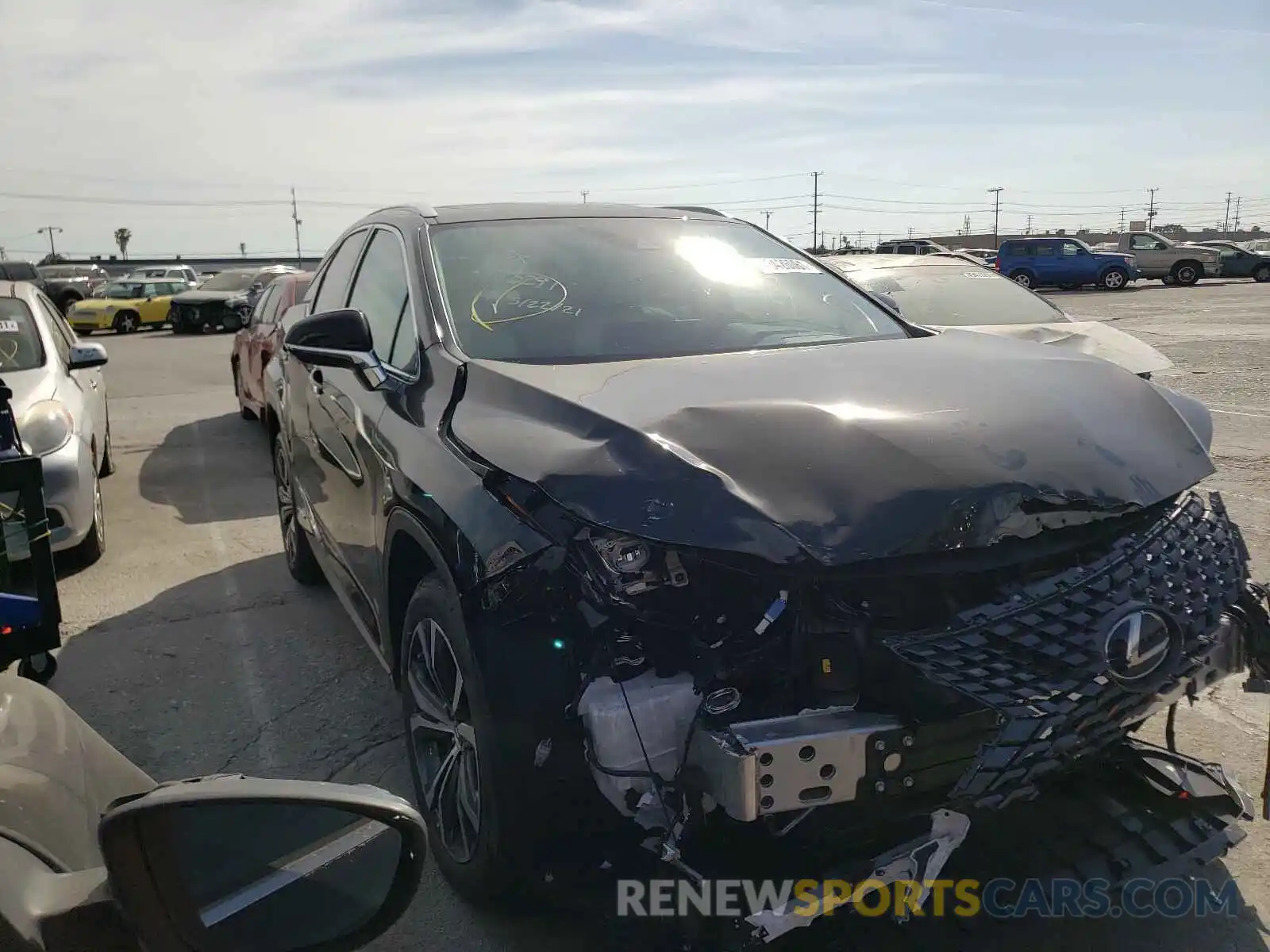 1 Photograph of a damaged car 2T2HGMDA9MC066059 LEXUS RX450 2021