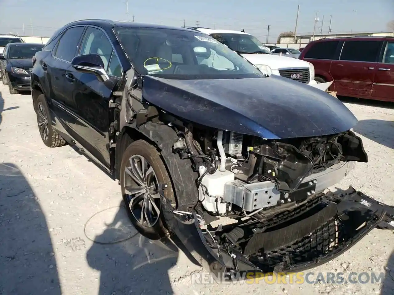 1 Photograph of a damaged car 2T2HGMDA9MC069236 LEXUS RX450 2021