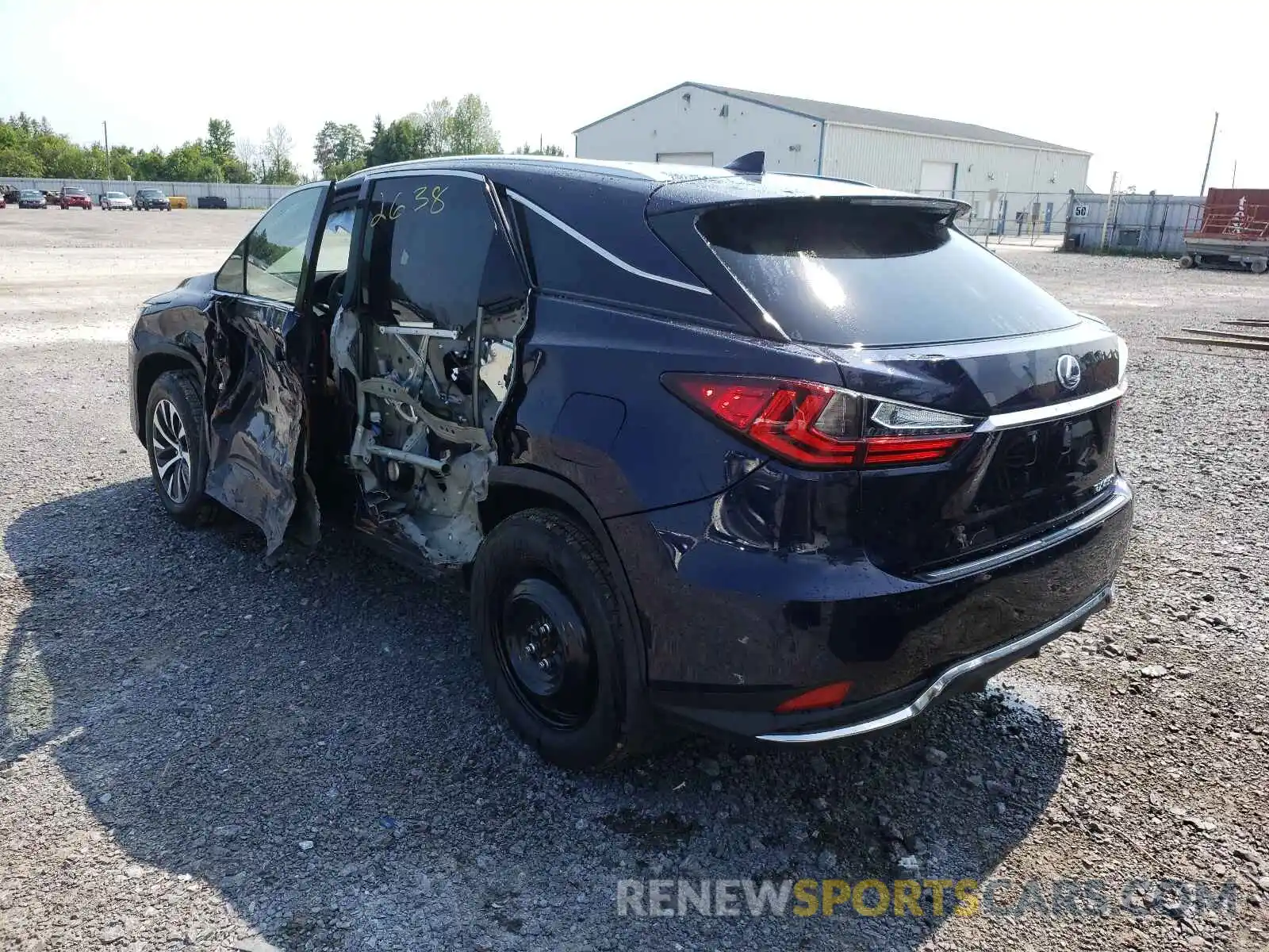 3 Photograph of a damaged car 2T2HGMDAXMC061839 LEXUS RX450 2021