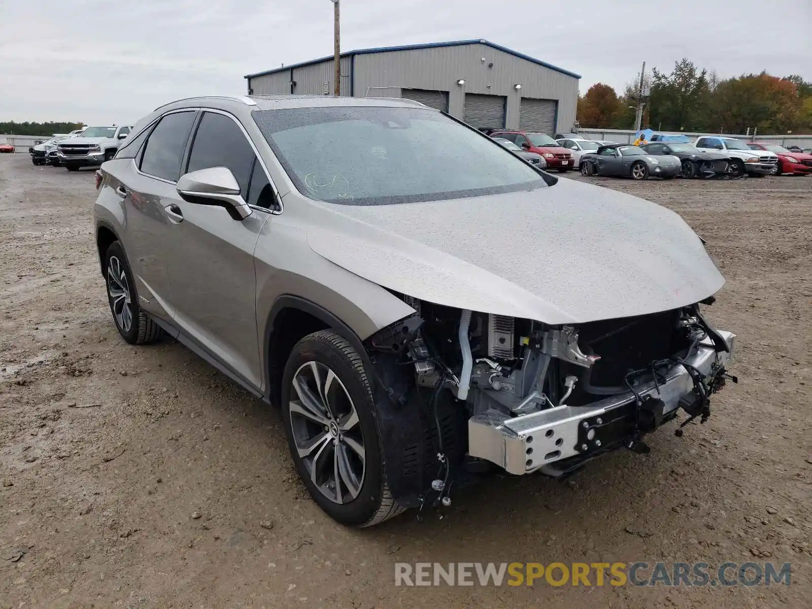 1 Photograph of a damaged car 2T2HGMDAXMC069214 LEXUS RX450 2021