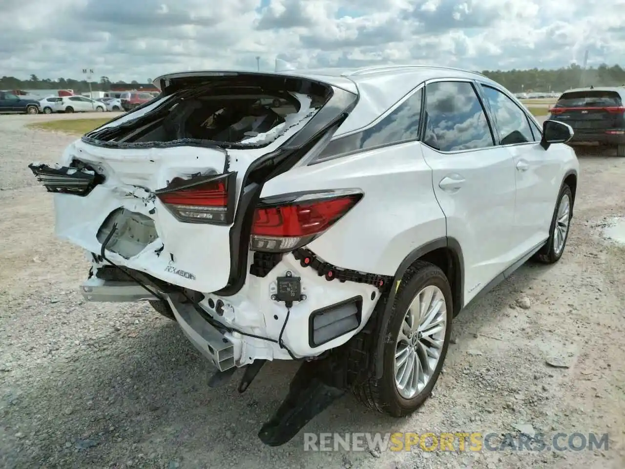 4 Фотография поврежденного автомобиля 2T2JGMDA0MC059857 LEXUS RX450 2021