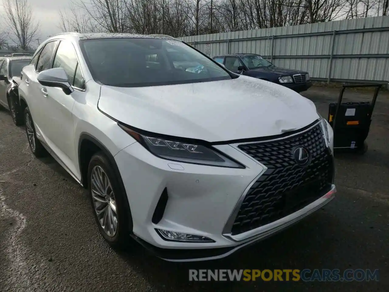 1 Фотография поврежденного автомобиля 2T2JGMDA1MC069586 LEXUS RX450 2021