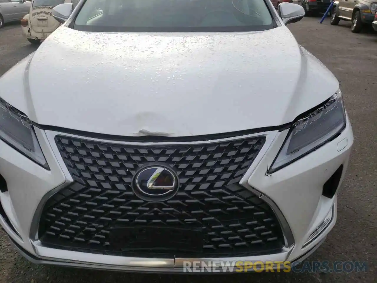 9 Фотография поврежденного автомобиля 2T2JGMDA1MC069586 LEXUS RX450 2021