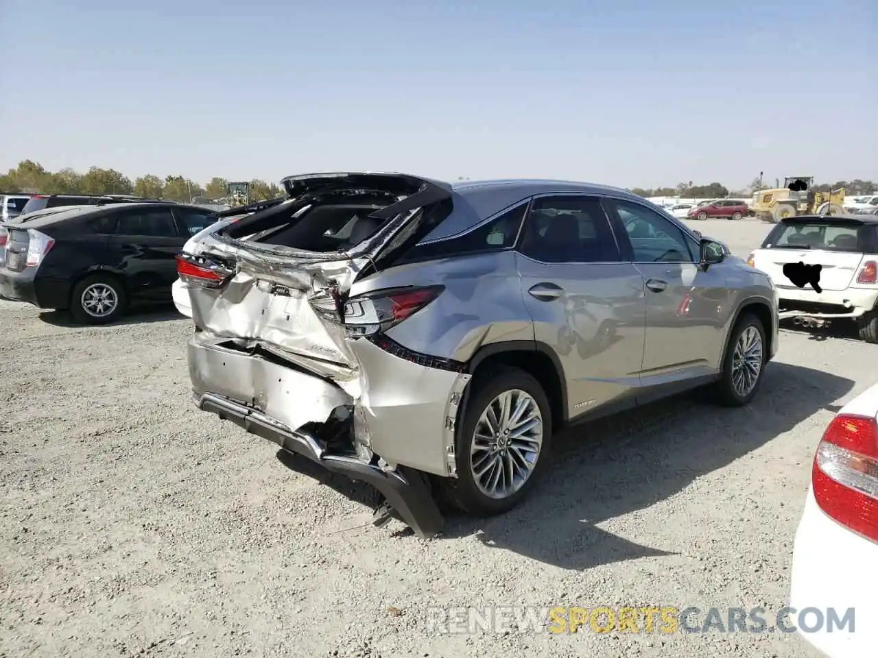 4 Фотография поврежденного автомобиля 2T2JGMDA2MC064185 LEXUS RX450 2021