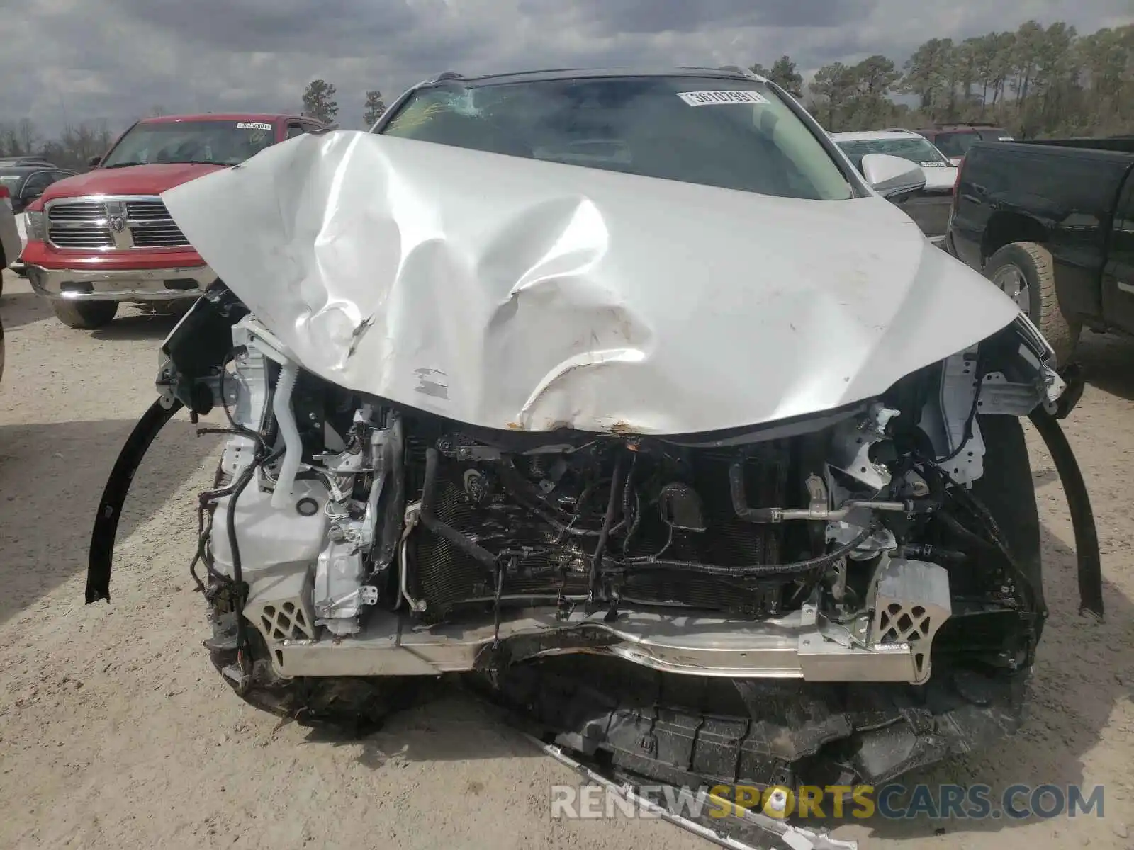 9 Photograph of a damaged car 2T2JGMDA3MC061313 LEXUS RX450 2021