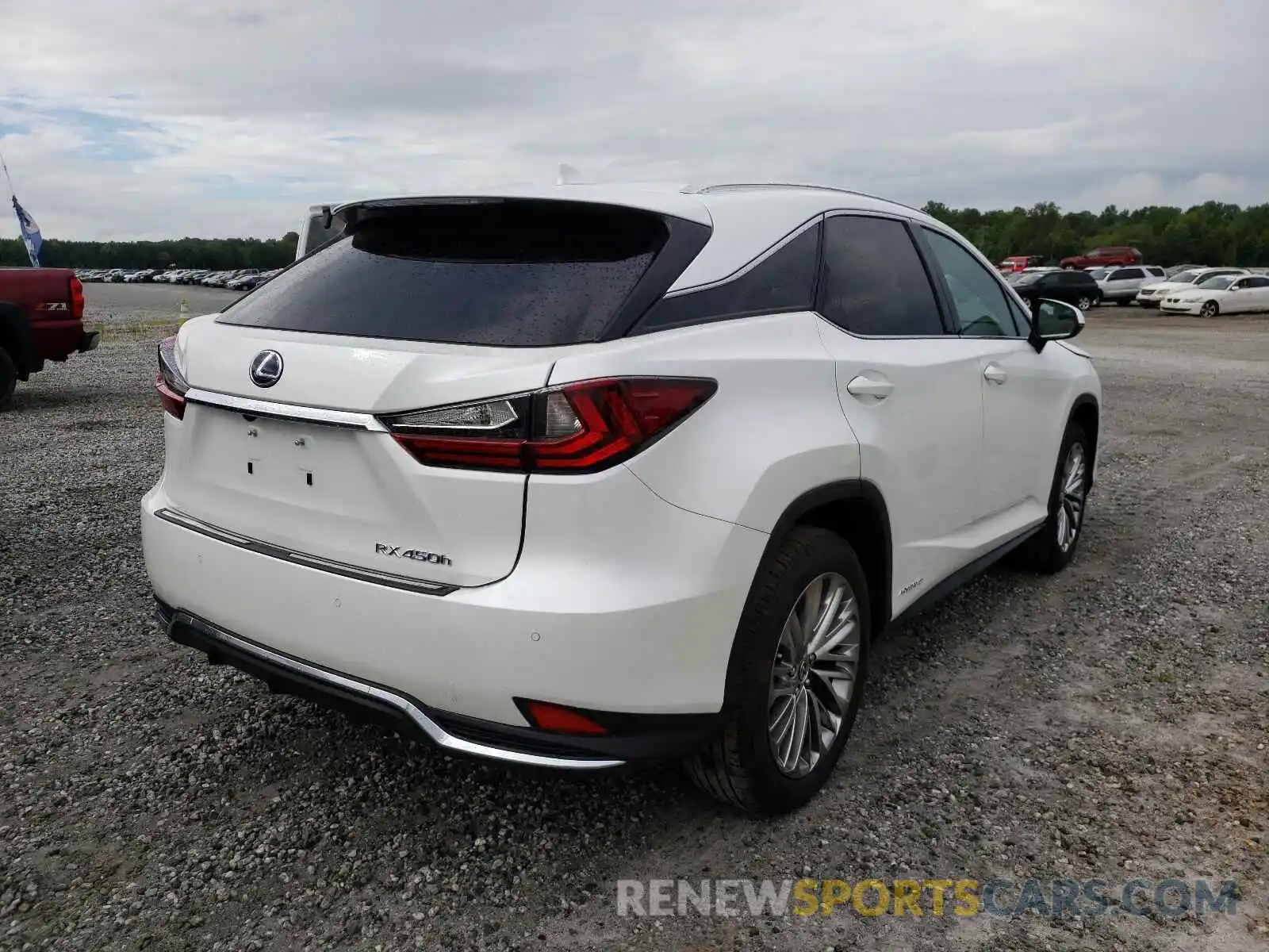 4 Фотография поврежденного автомобиля 2T2JGMDA3MC065118 LEXUS RX450 2021