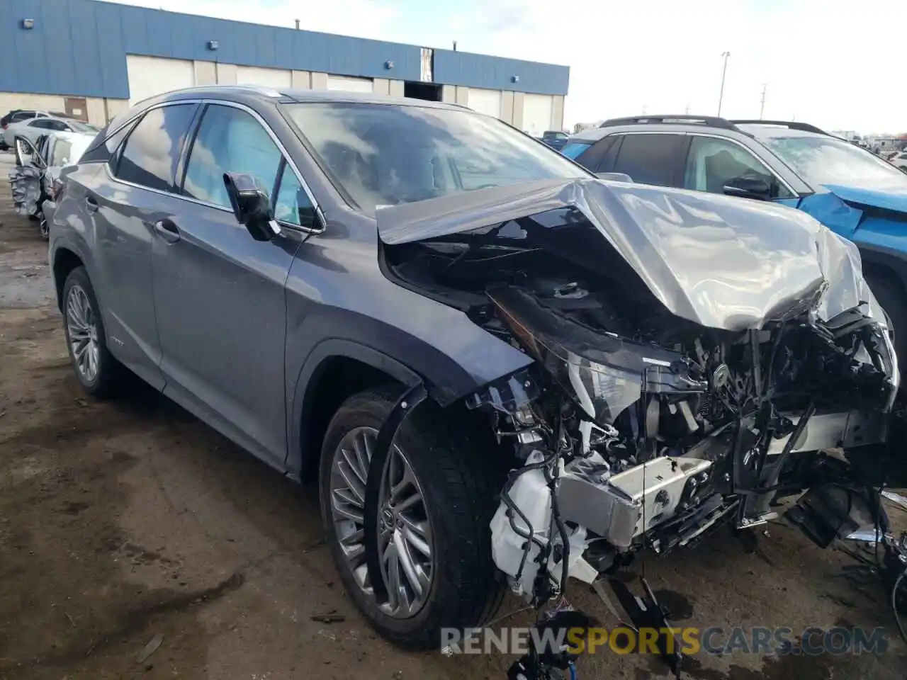 1 Photograph of a damaged car 2T2JGMDA3MC066236 LEXUS RX450 2021