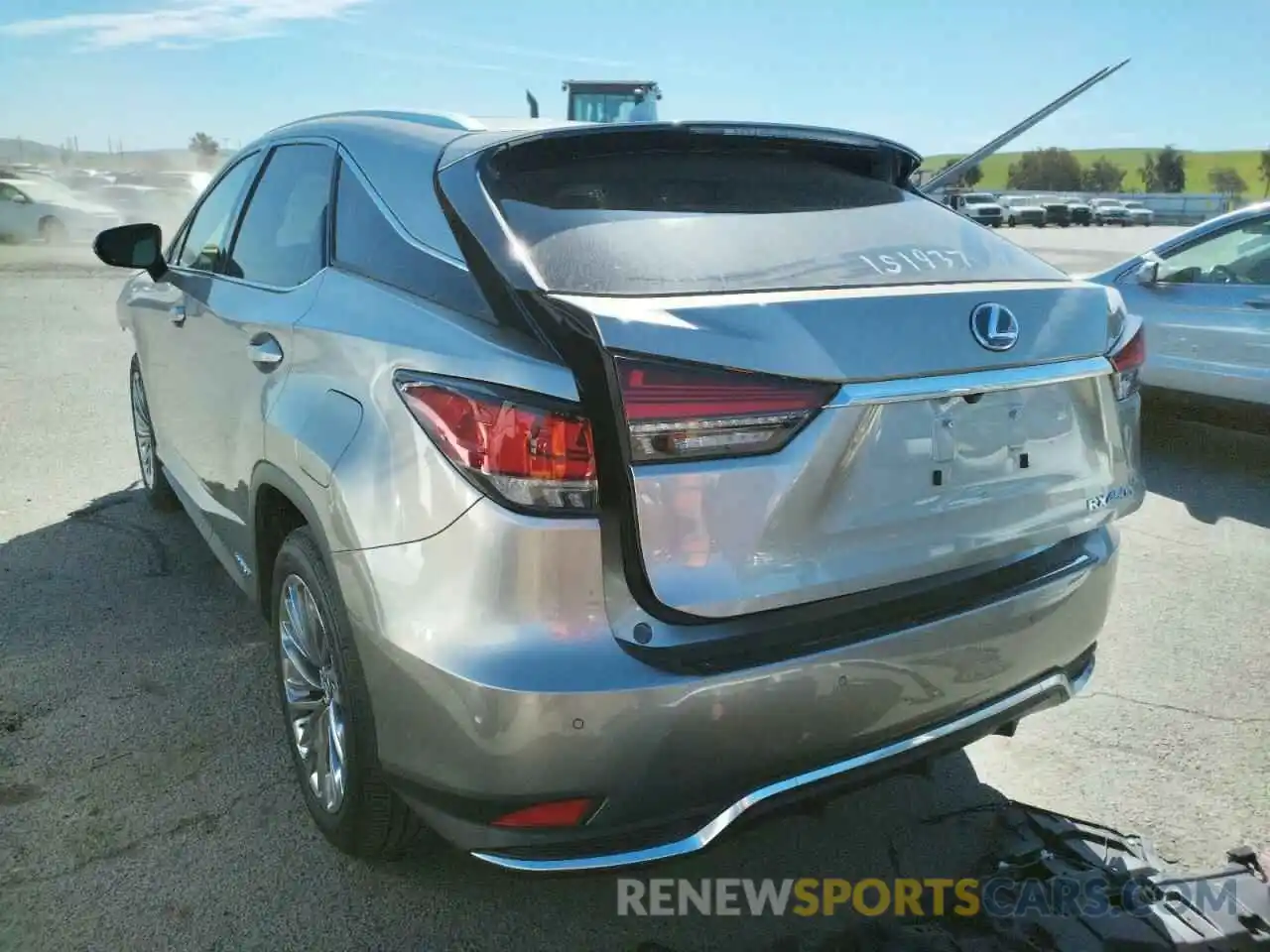 3 Photograph of a damaged car 2T2JGMDA6MC070412 LEXUS RX450 2021