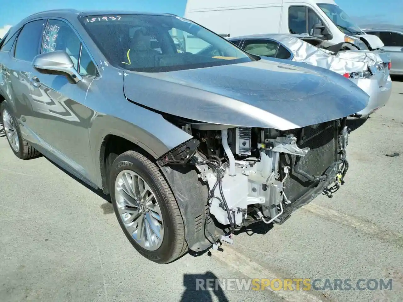 9 Фотография поврежденного автомобиля 2T2JGMDA6MC070412 LEXUS RX450 2021