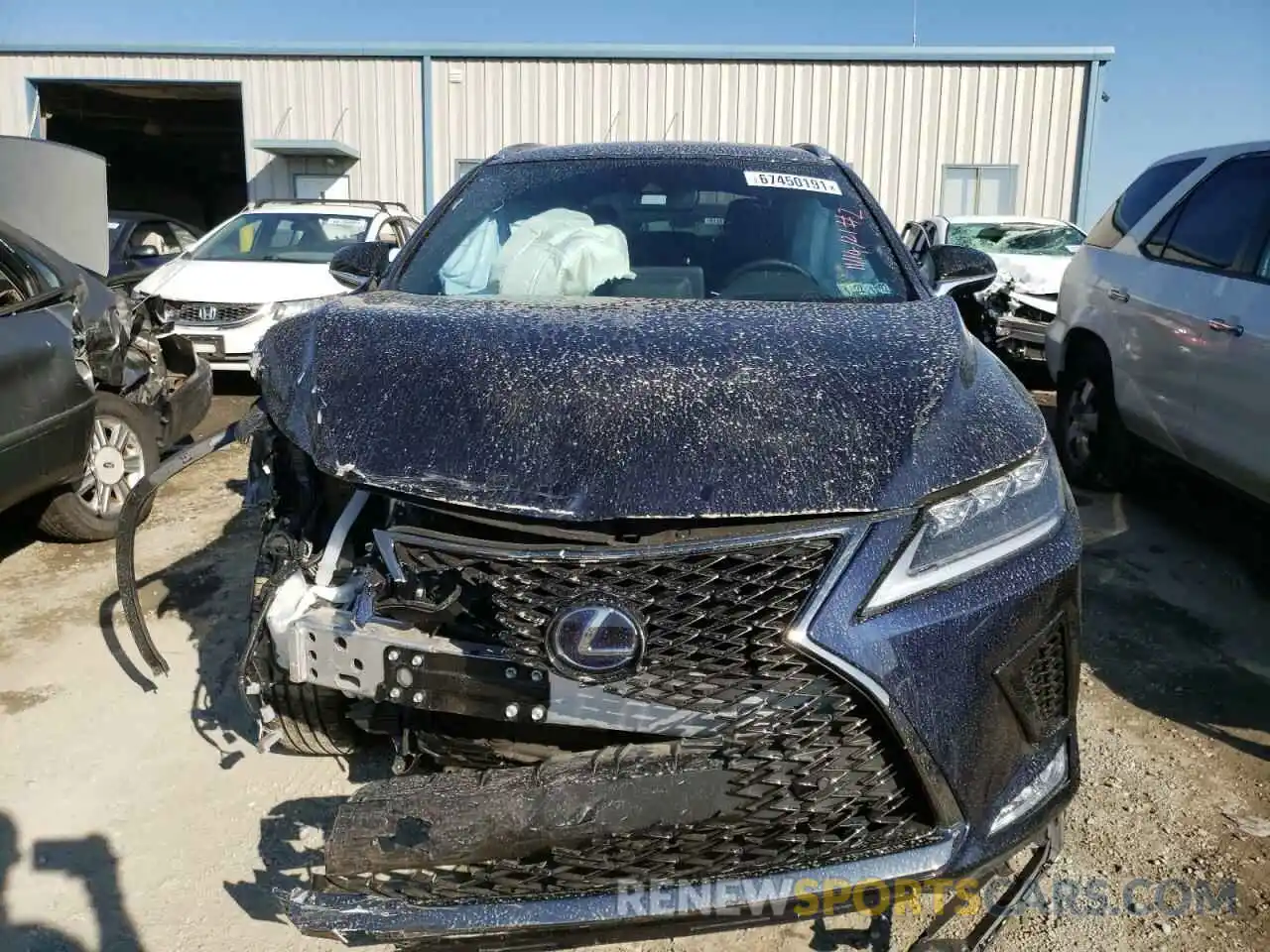 9 Фотография поврежденного автомобиля 2T2YGMDA0MC061669 LEXUS RX450 2021