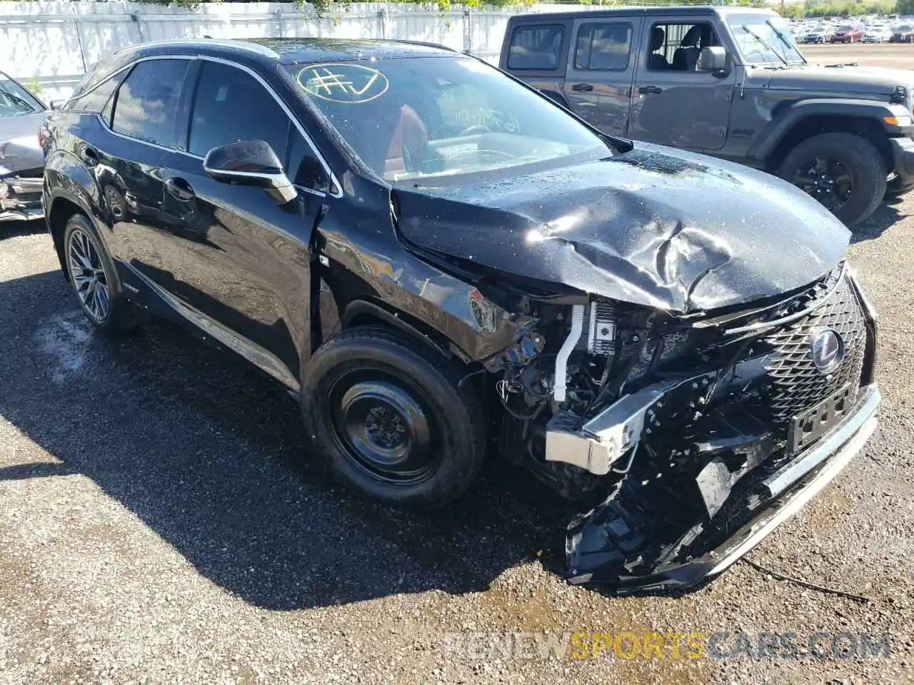 1 Photograph of a damaged car 2T2YGMDA0MC064037 LEXUS RX450 2021