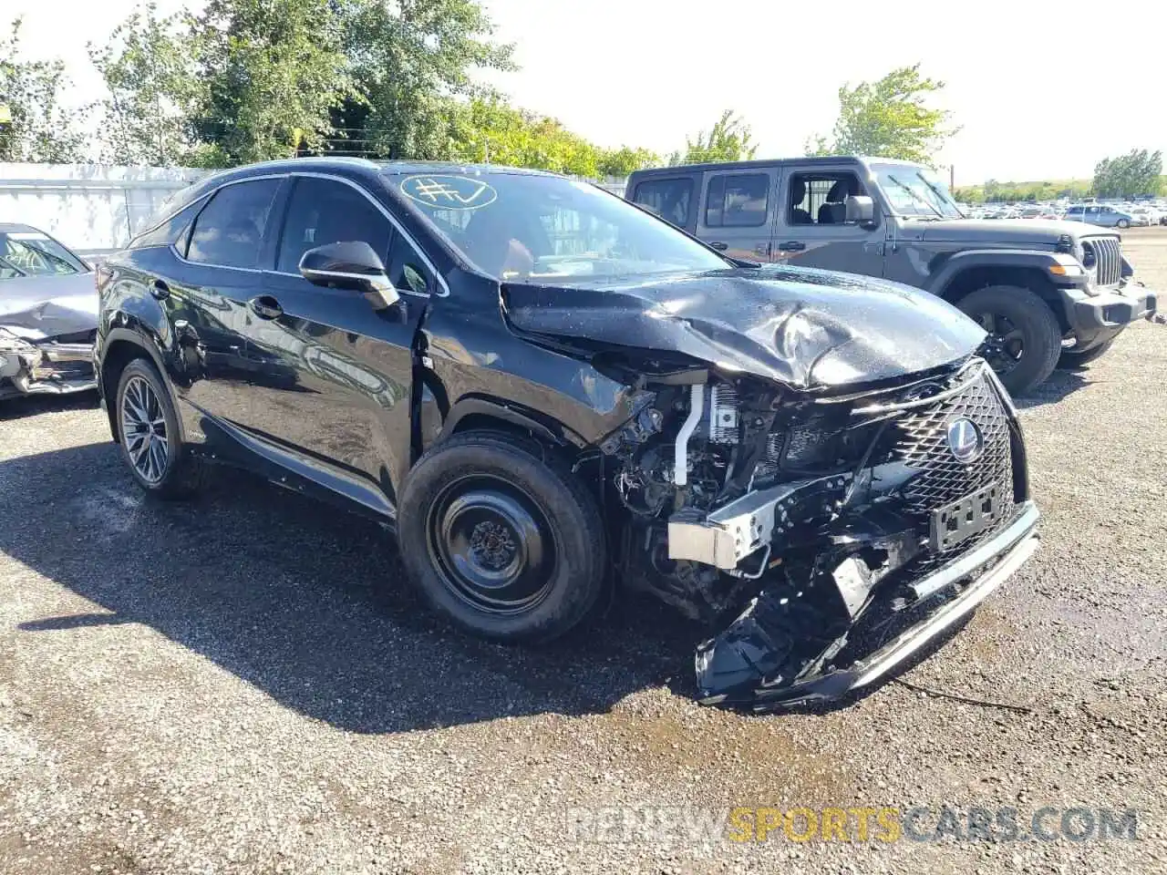 9 Фотография поврежденного автомобиля 2T2YGMDA0MC064037 LEXUS RX450 2021