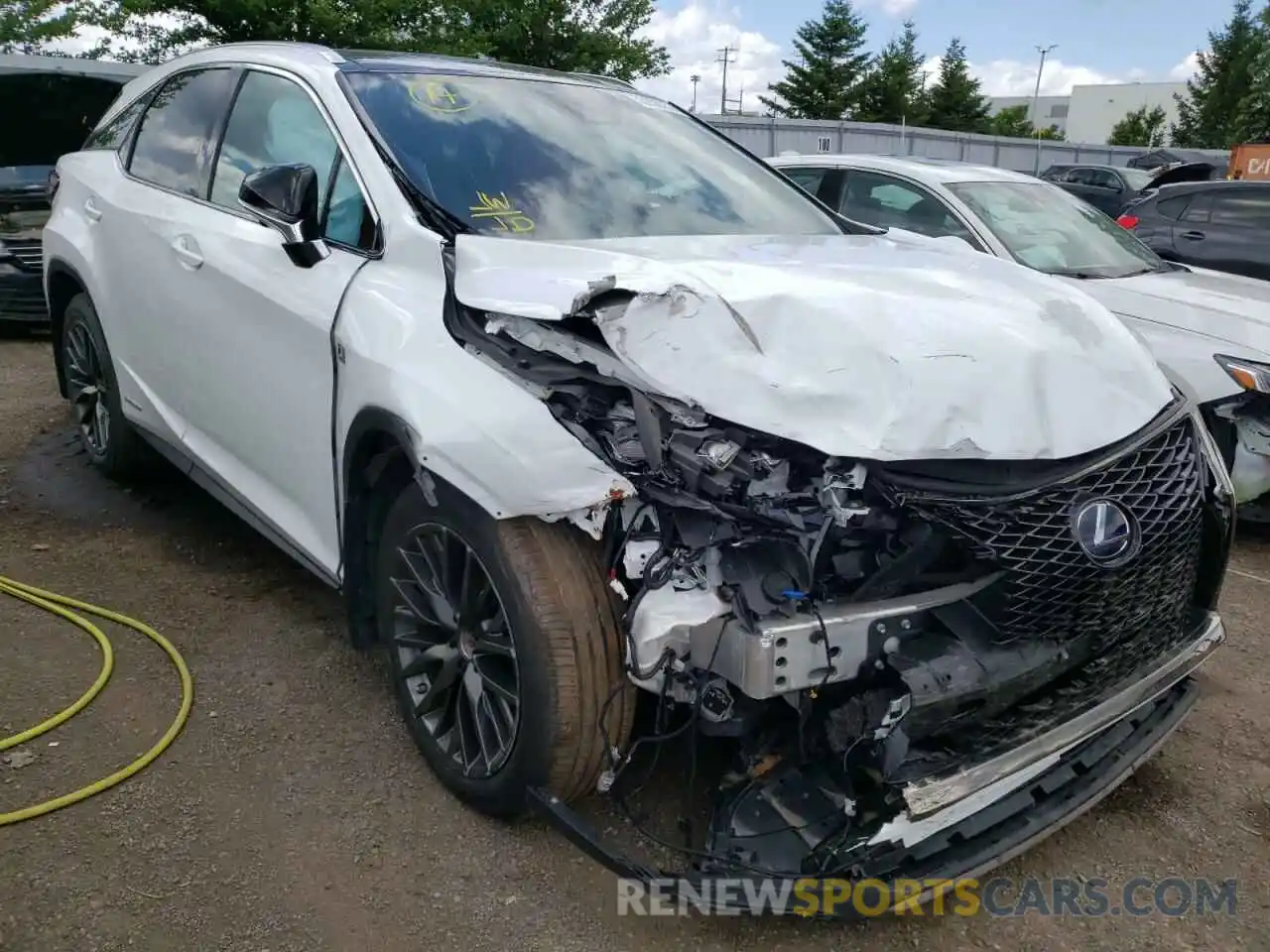 1 Photograph of a damaged car 2T2YGMDA1MC058957 LEXUS RX450 2021