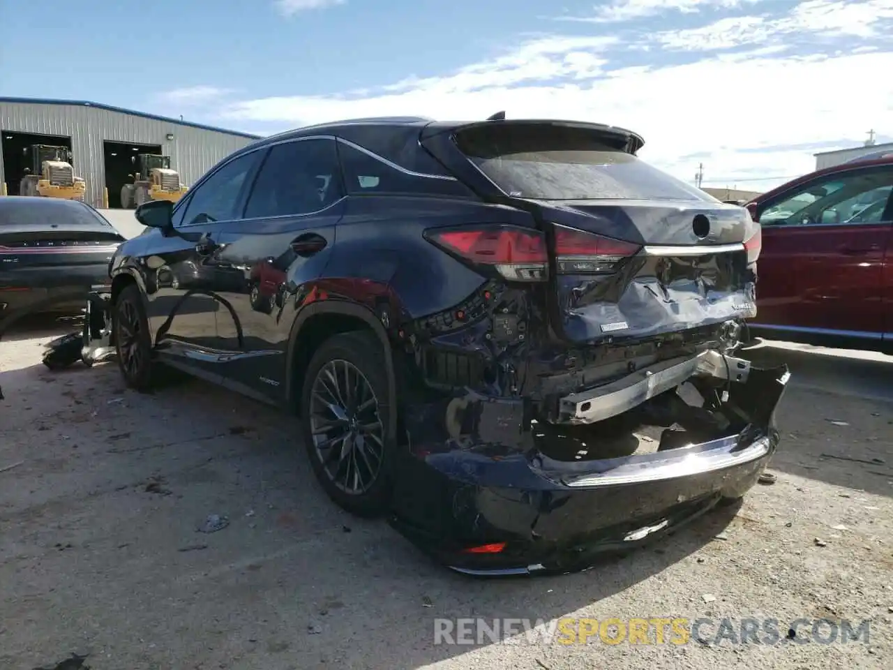 3 Photograph of a damaged car 2T2YGMDA2MC064217 LEXUS RX450 2021