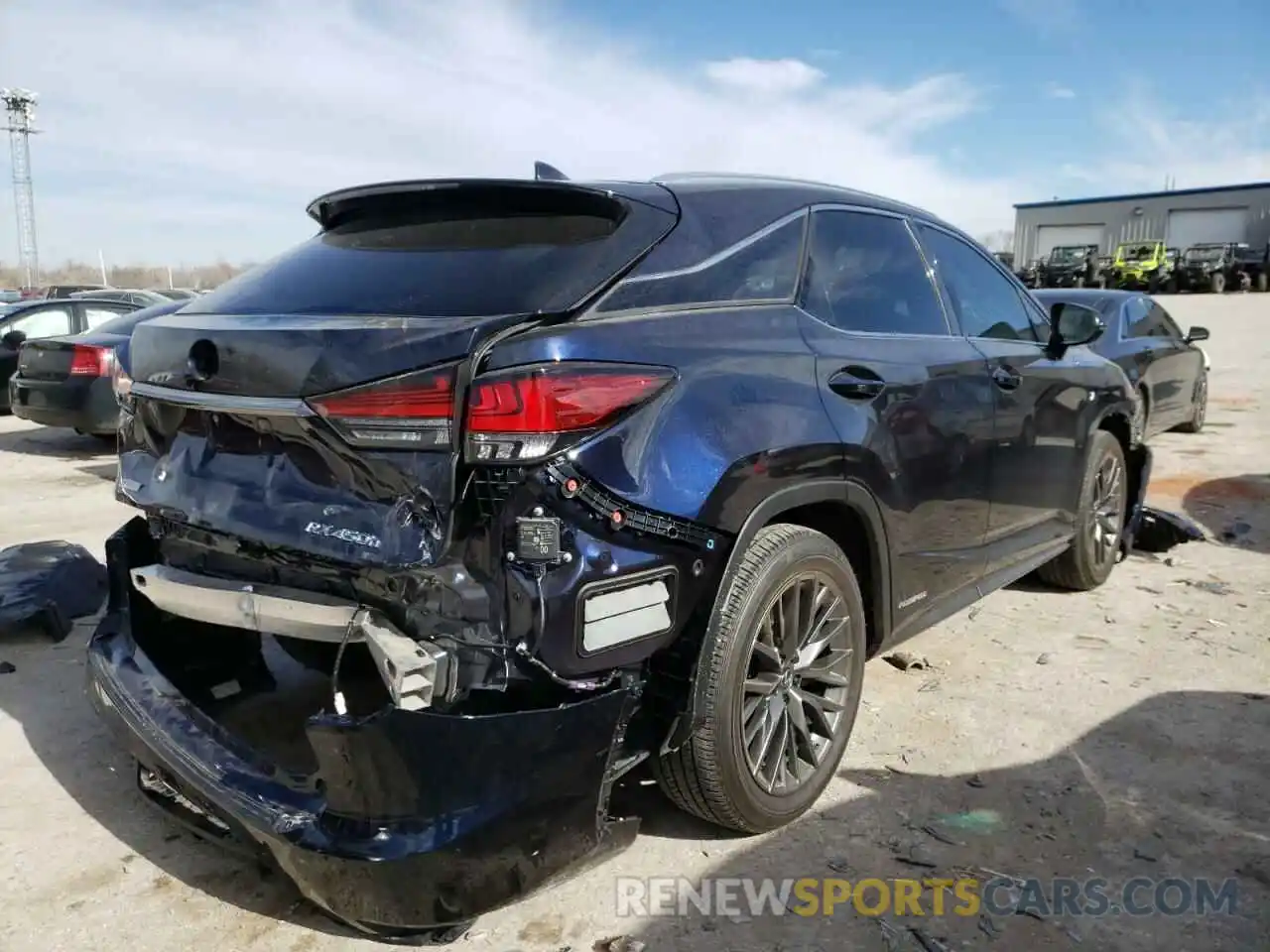 4 Photograph of a damaged car 2T2YGMDA2MC064217 LEXUS RX450 2021