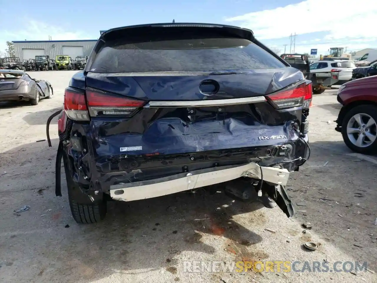 9 Фотография поврежденного автомобиля 2T2YGMDA2MC064217 LEXUS RX450 2021