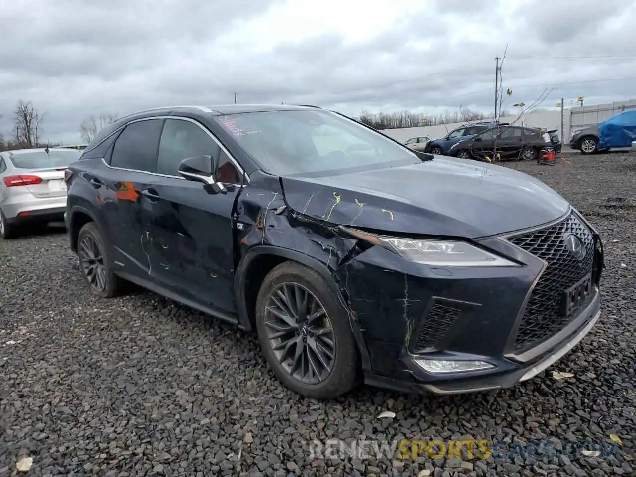 4 Photograph of a damaged car 2T2YGMDA2MC069675 LEXUS RX450 2021