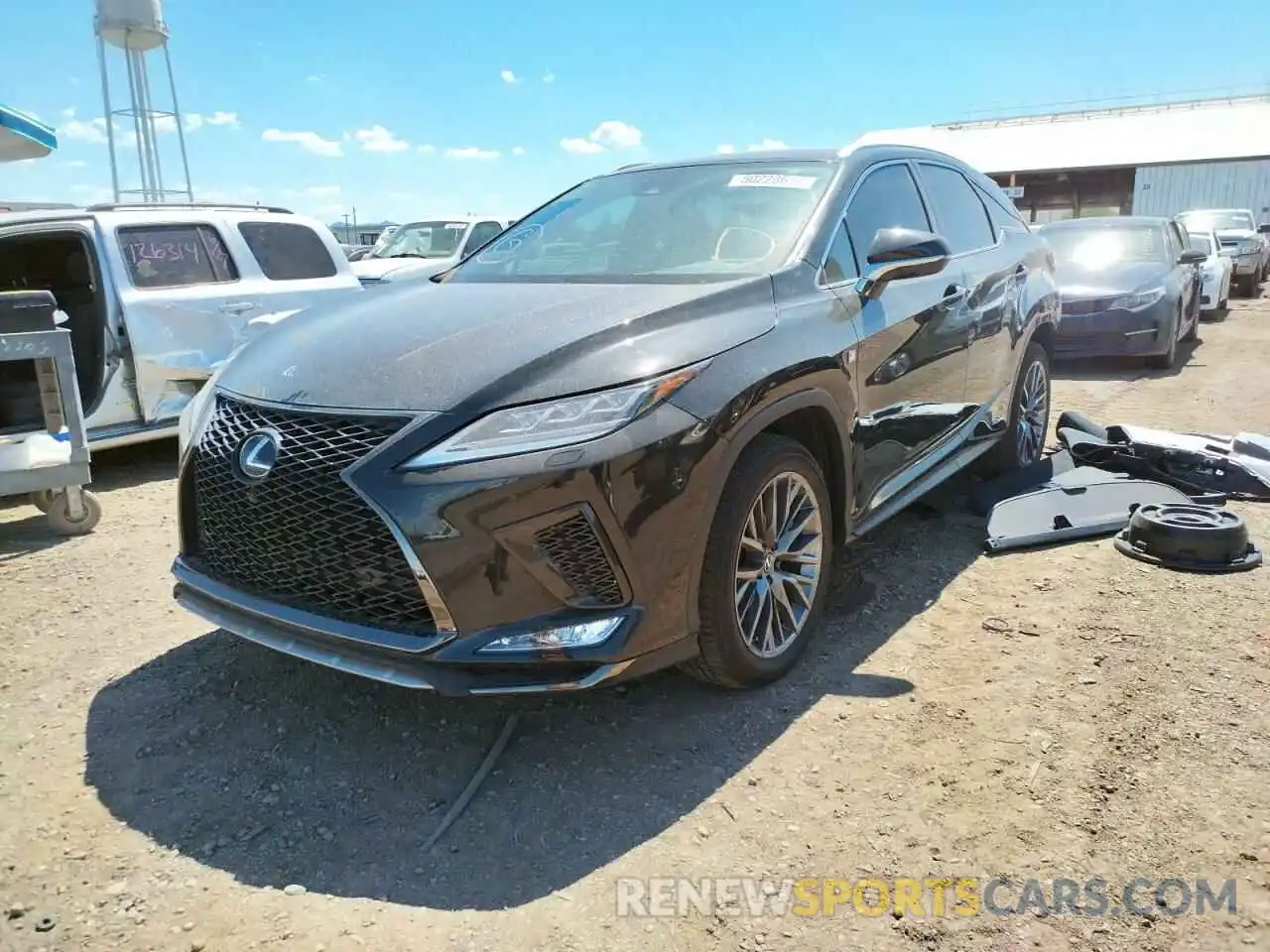 2 Фотография поврежденного автомобиля 2T2YGMDA2MC070647 LEXUS RX450 2021