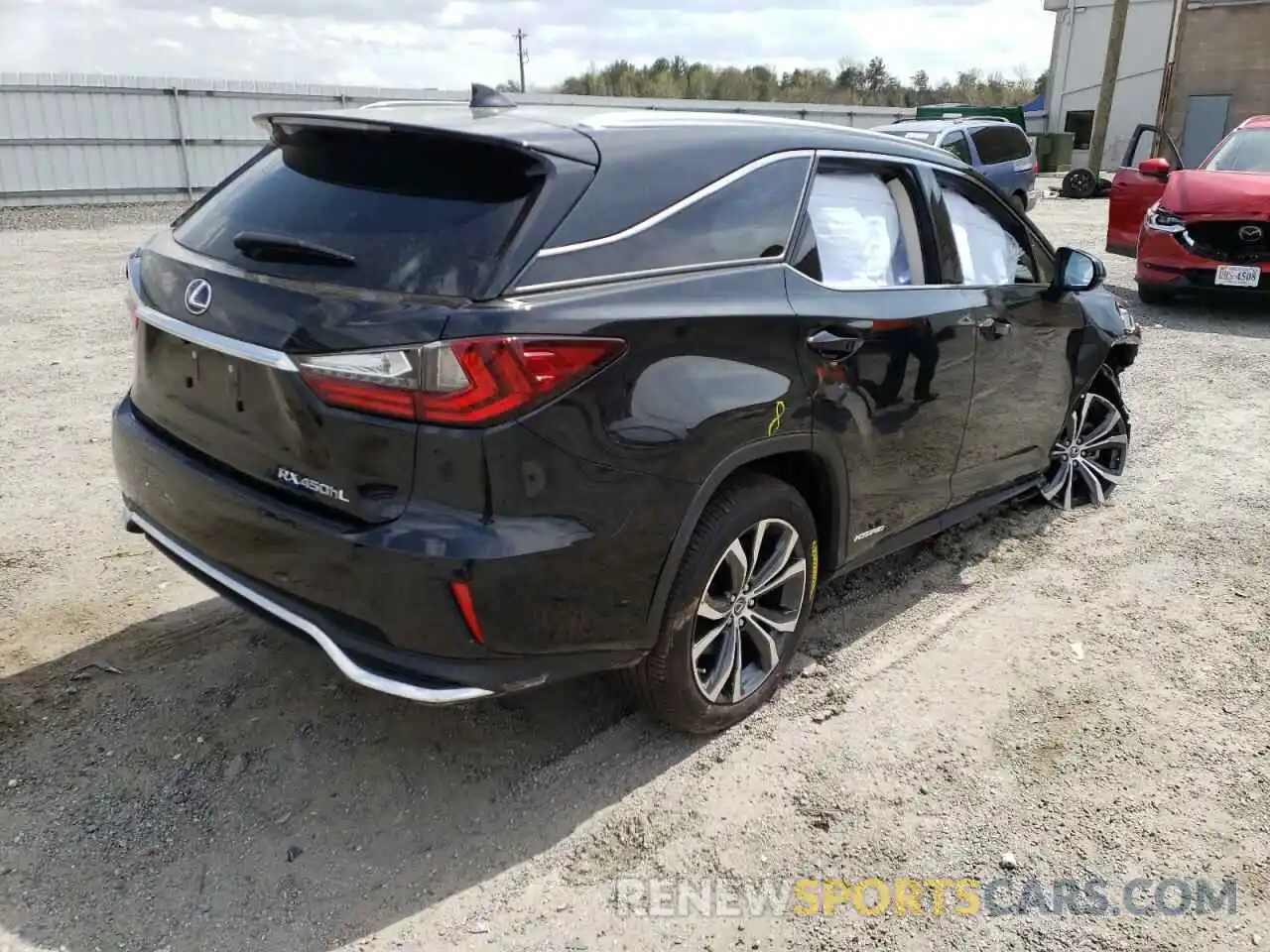 4 Фотография поврежденного автомобиля JTJHGKFA0M2021318 LEXUS RX450 2021