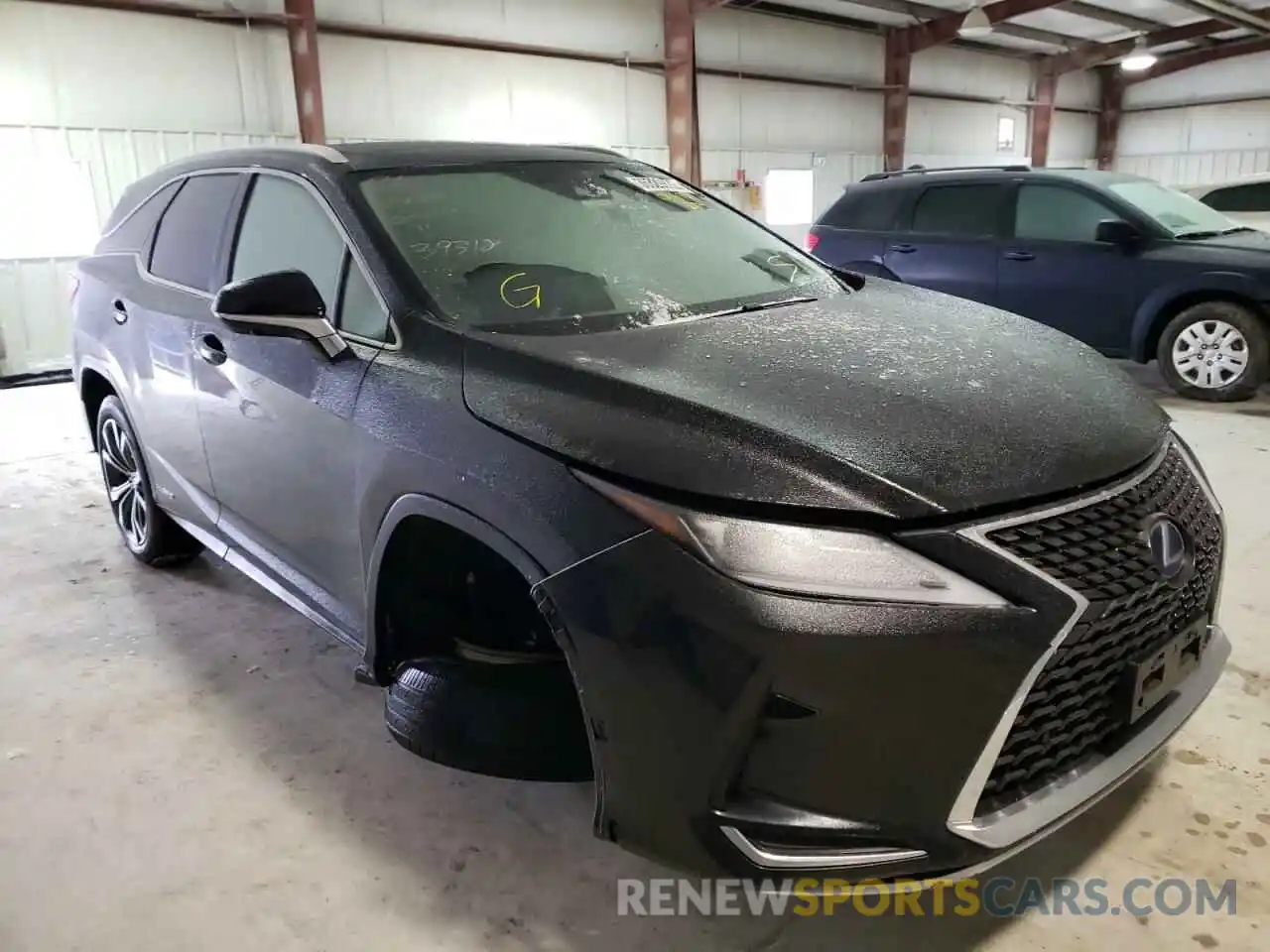 1 Photograph of a damaged car JTJHGKFA3M2015741 LEXUS RX450 2021