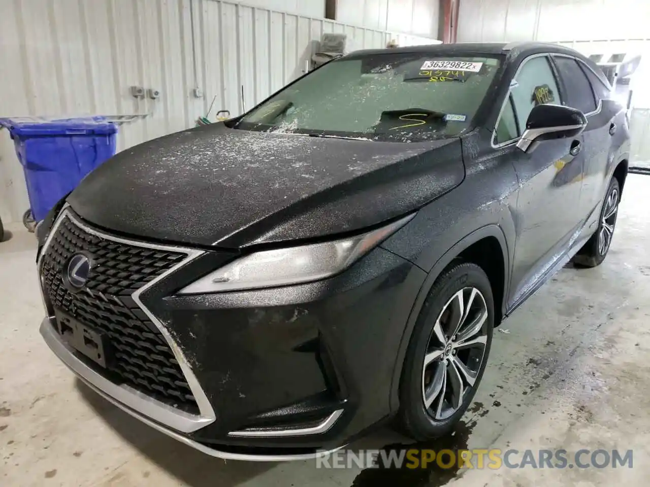 2 Photograph of a damaged car JTJHGKFA3M2015741 LEXUS RX450 2021