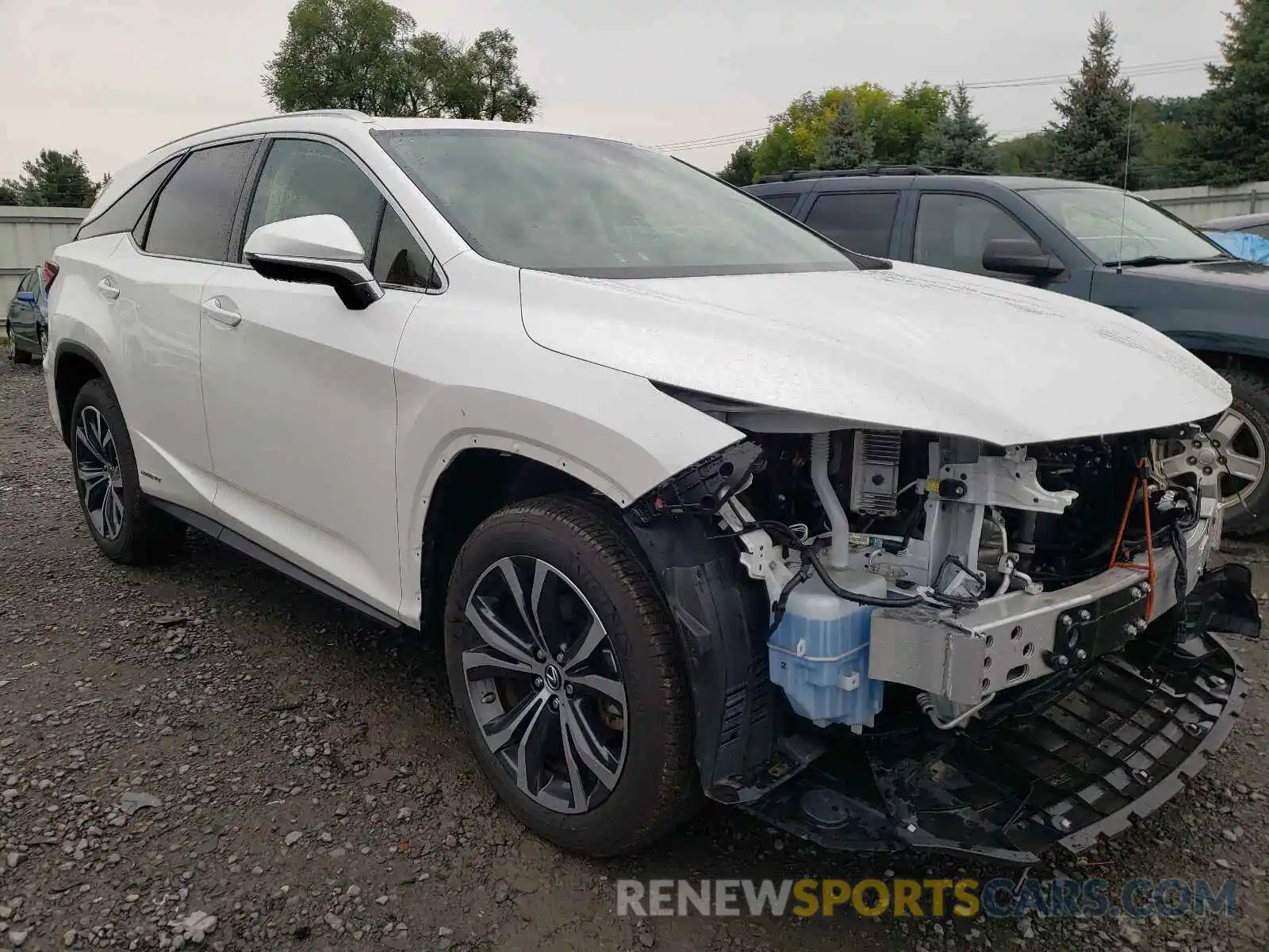 1 Photograph of a damaged car JTJHGKFA5M2018365 LEXUS RX450 2021