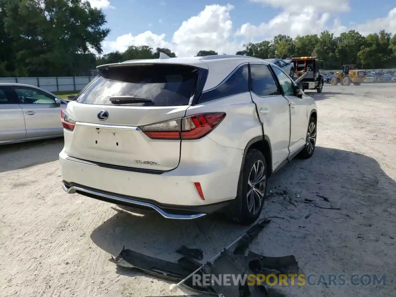 4 Фотография поврежденного автомобиля JTJHGKFA8M2019476 LEXUS RX450 2021