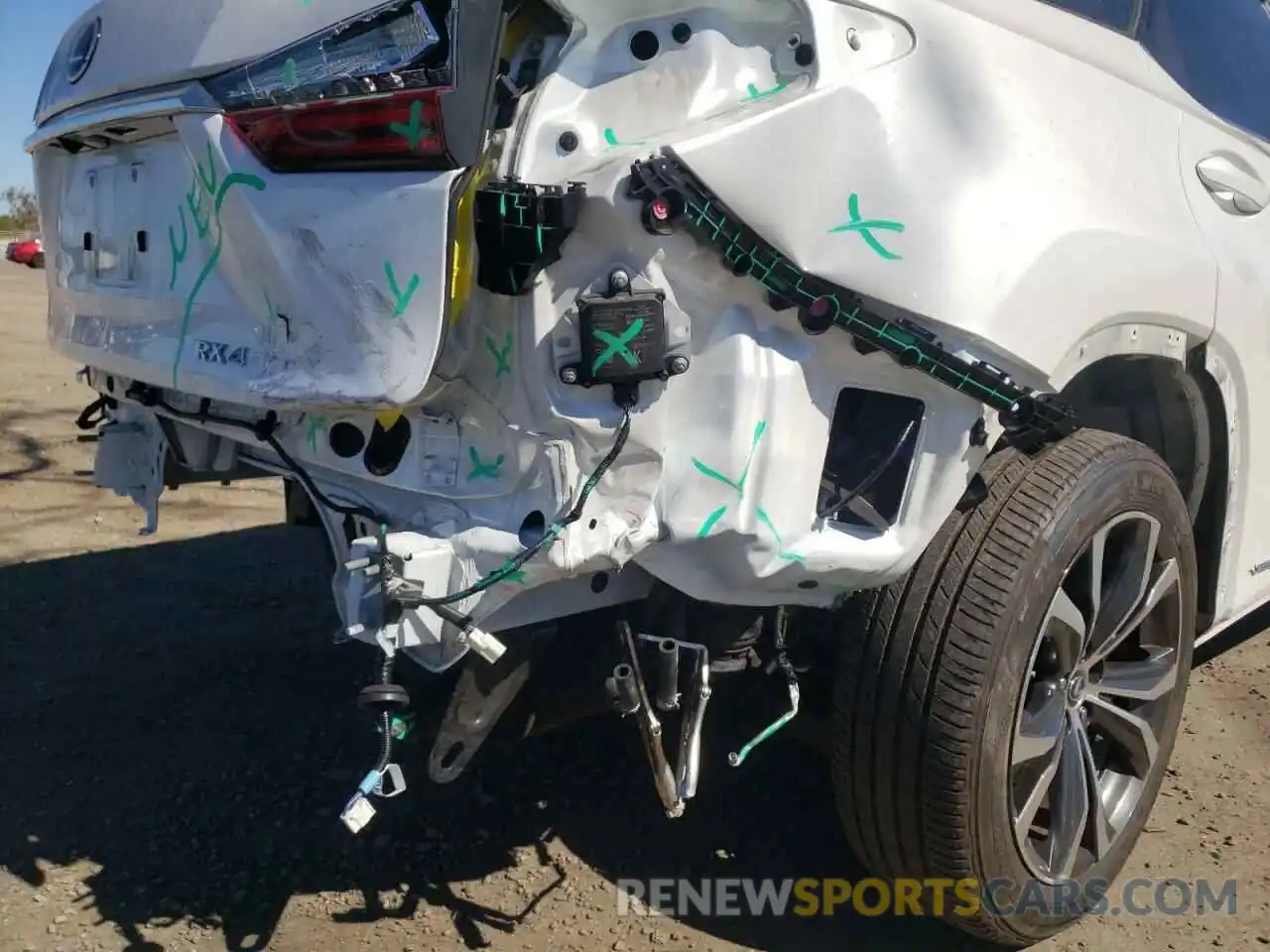 9 Photograph of a damaged car JTJHGKFA8M2019798 LEXUS RX450 2021