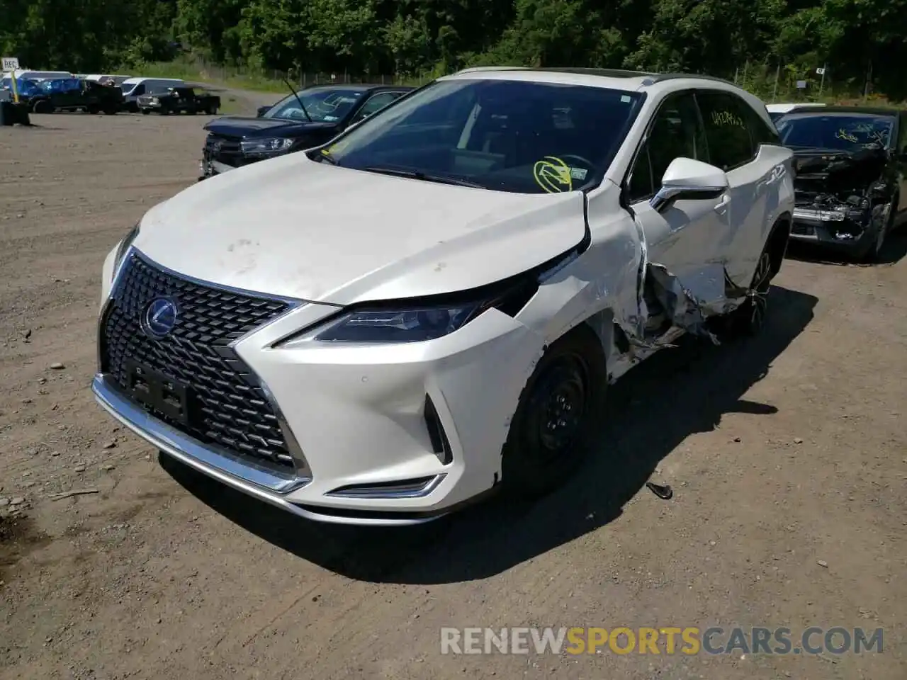 2 Photograph of a damaged car JTJHGKFA8M2020272 LEXUS RX450 2021