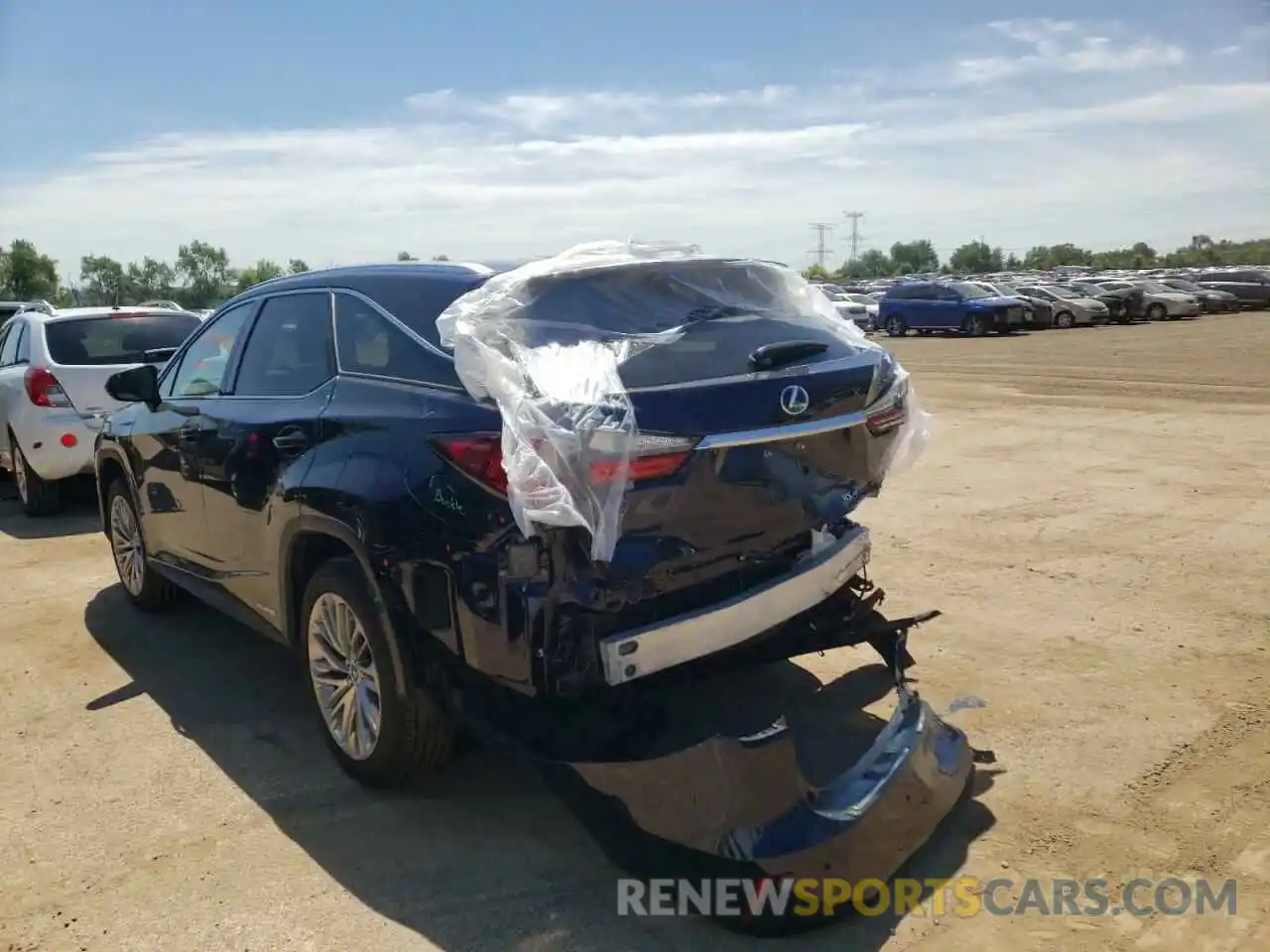 3 Photograph of a damaged car JTJJGKFA9M2016961 LEXUS RX450 2021