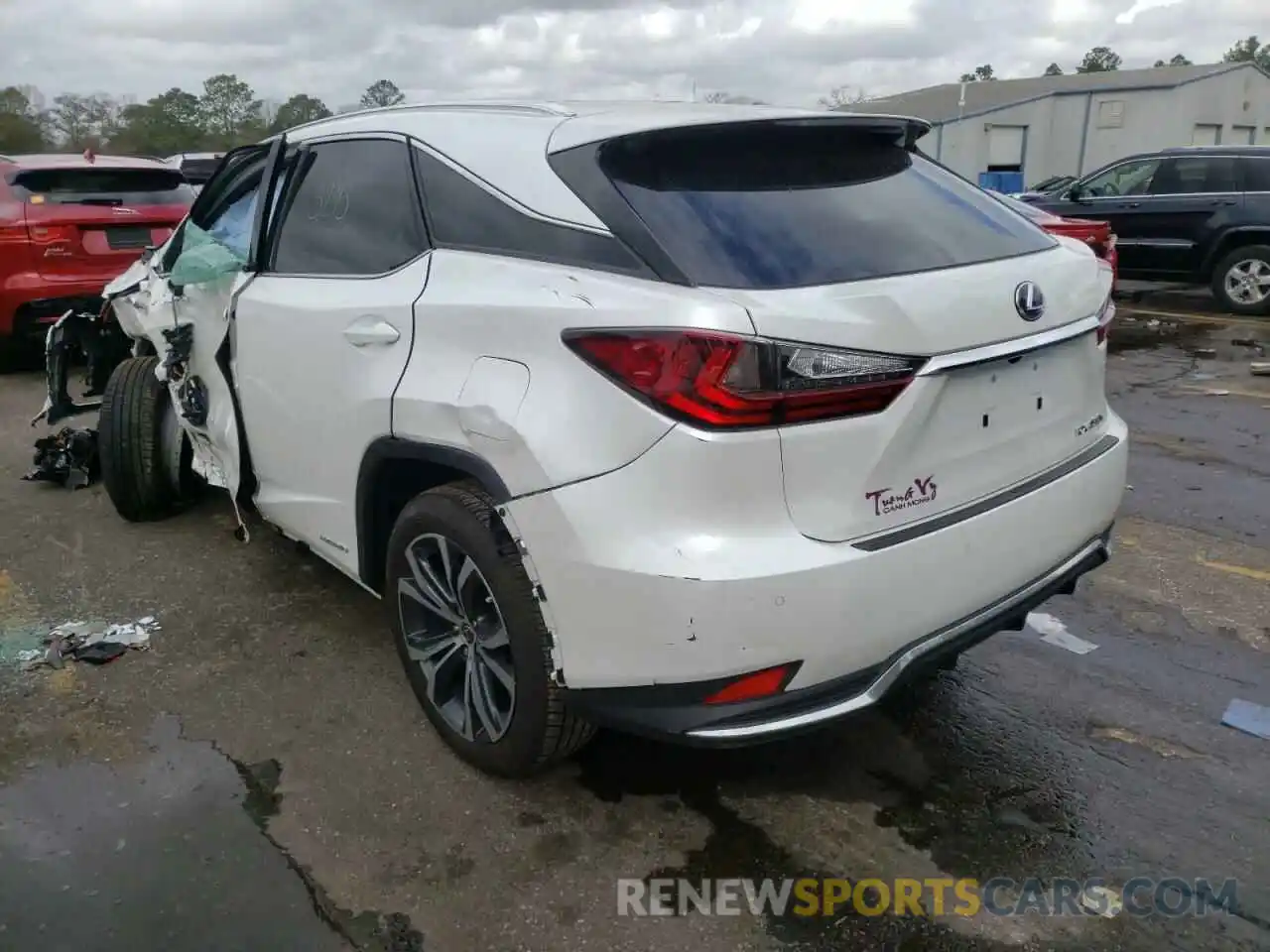 3 Photograph of a damaged car 2T2HGMDA1NC076425 LEXUS RX450 2022