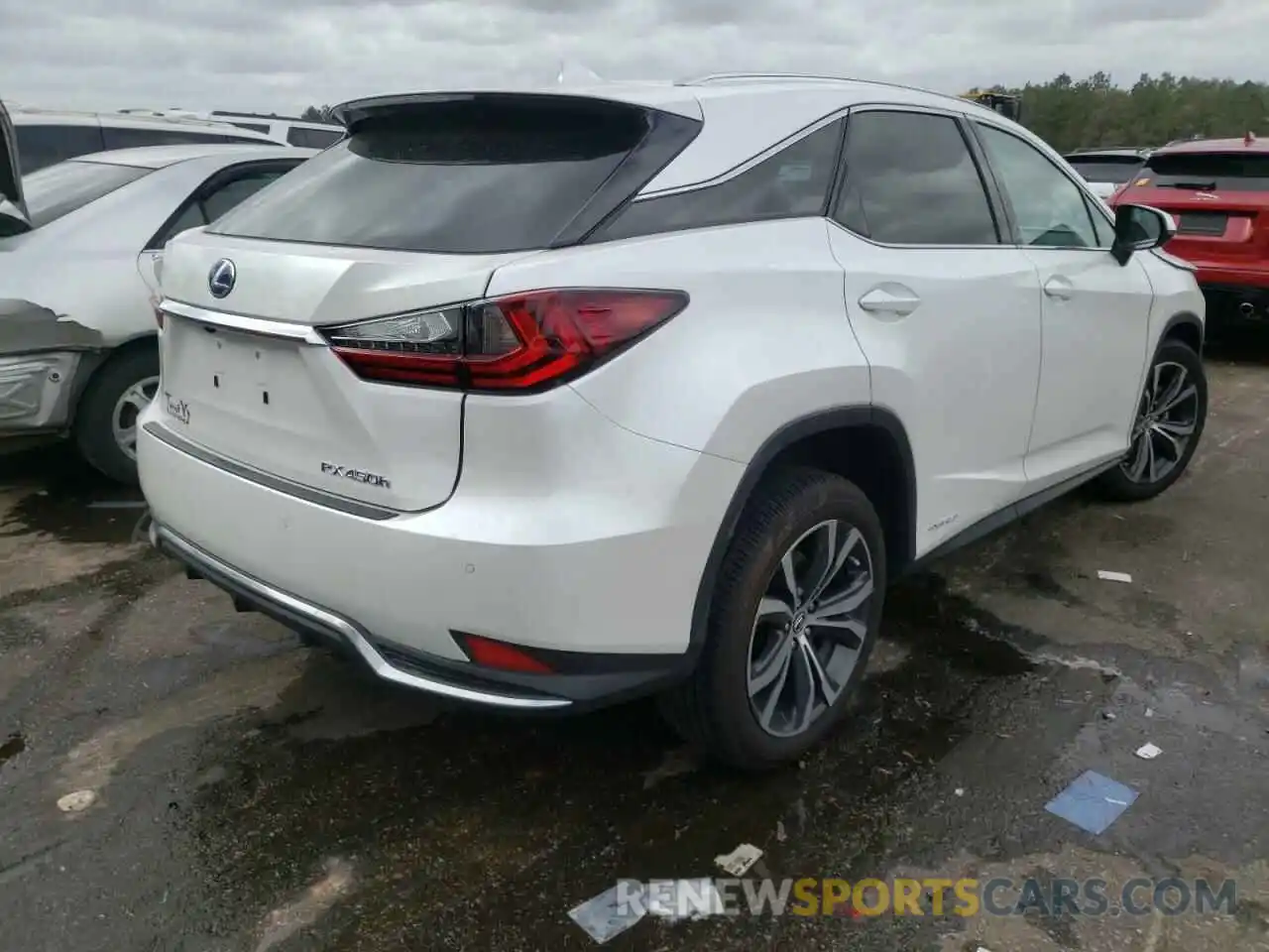 4 Фотография поврежденного автомобиля 2T2HGMDA1NC076425 LEXUS RX450 2022