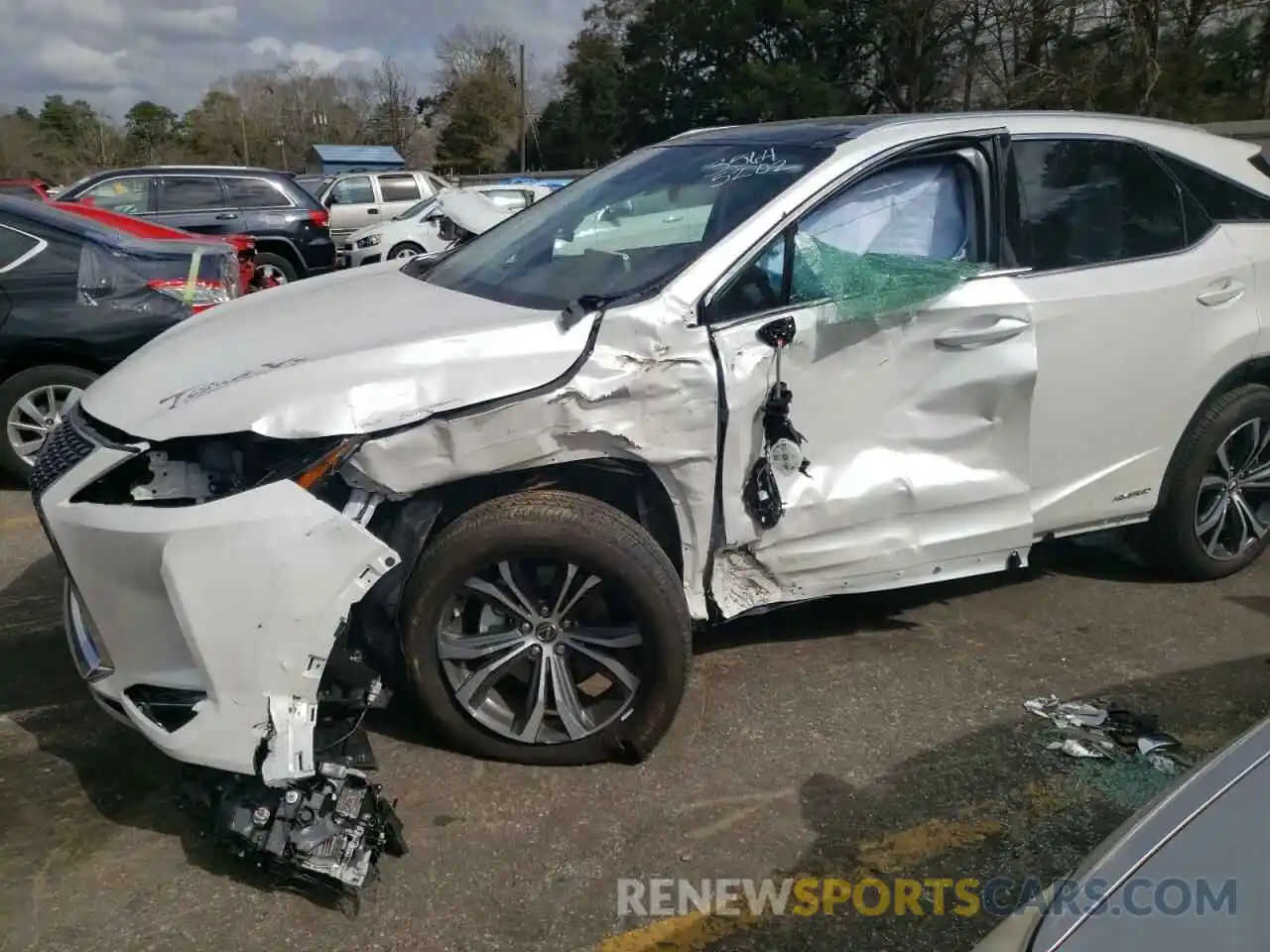 9 Photograph of a damaged car 2T2HGMDA1NC076425 LEXUS RX450 2022