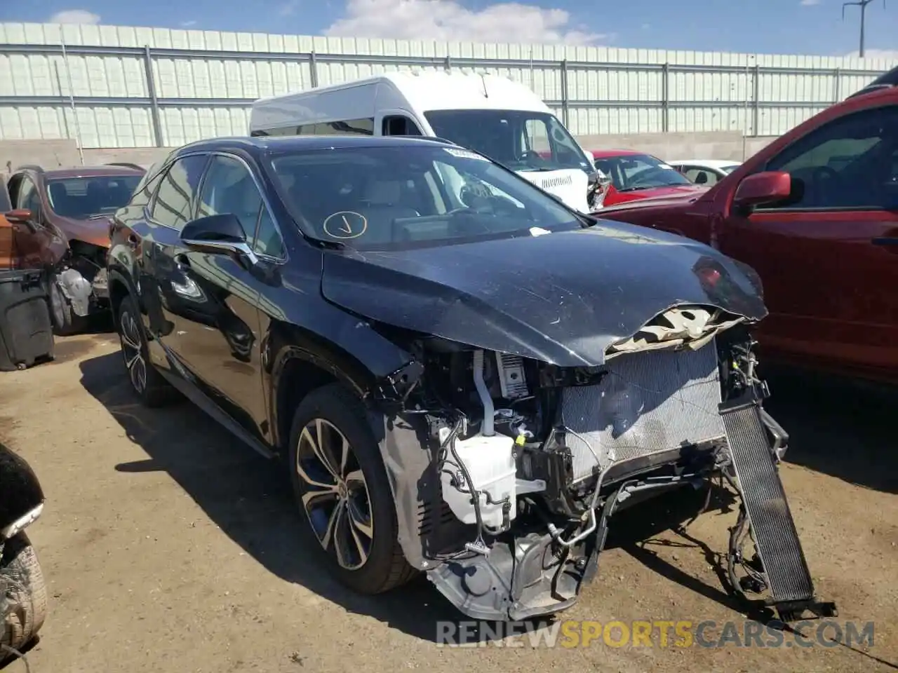 1 Photograph of a damaged car 2T2HGMDA3NC073039 LEXUS RX450 2022