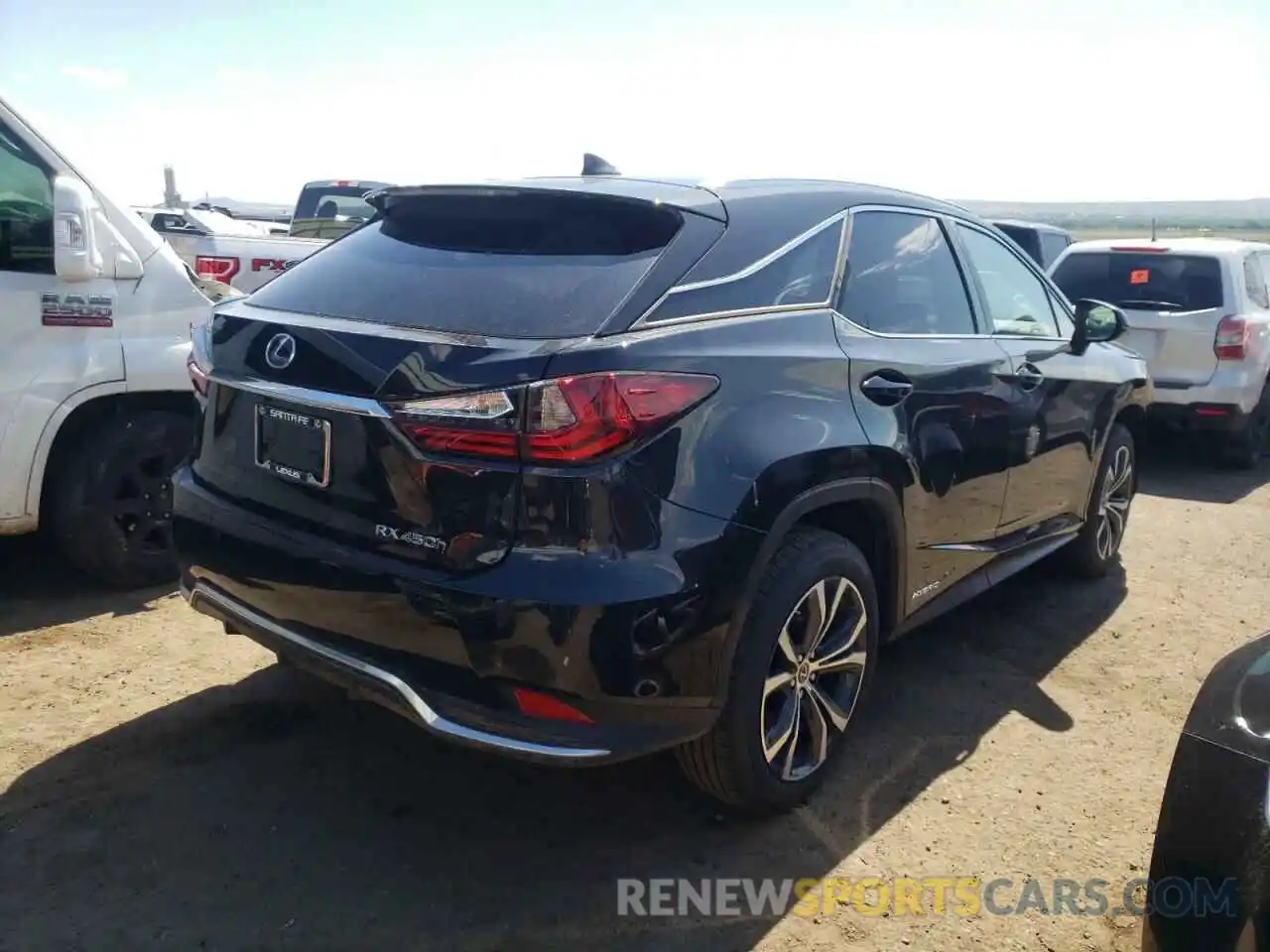 4 Photograph of a damaged car 2T2HGMDA3NC073039 LEXUS RX450 2022